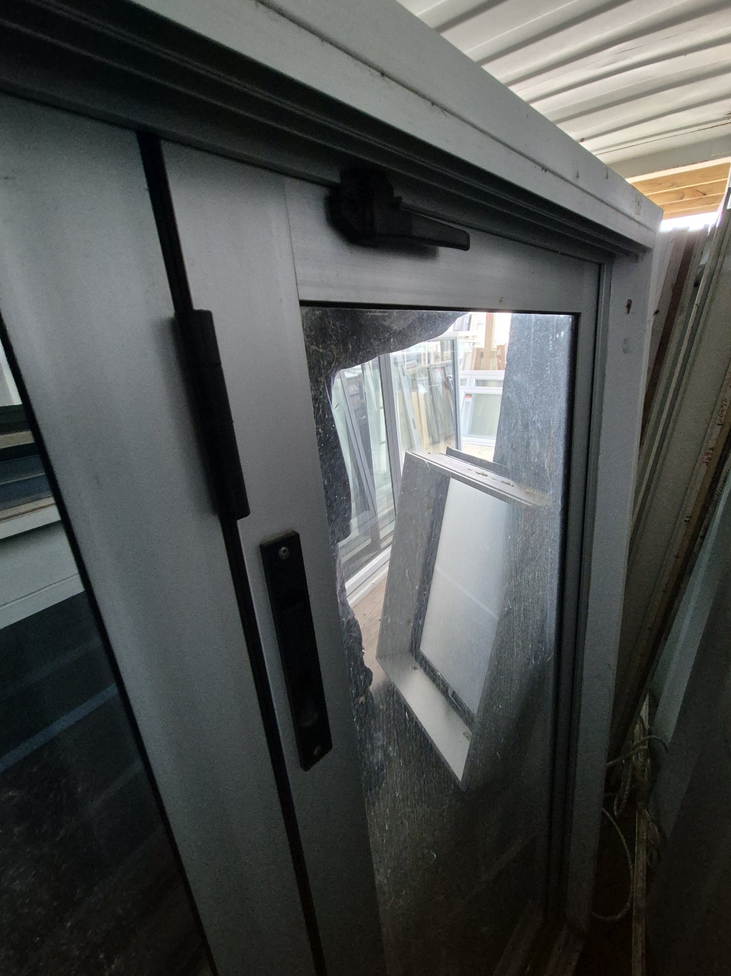Silver Bifolding Window 1450 H x 2420 W #2087