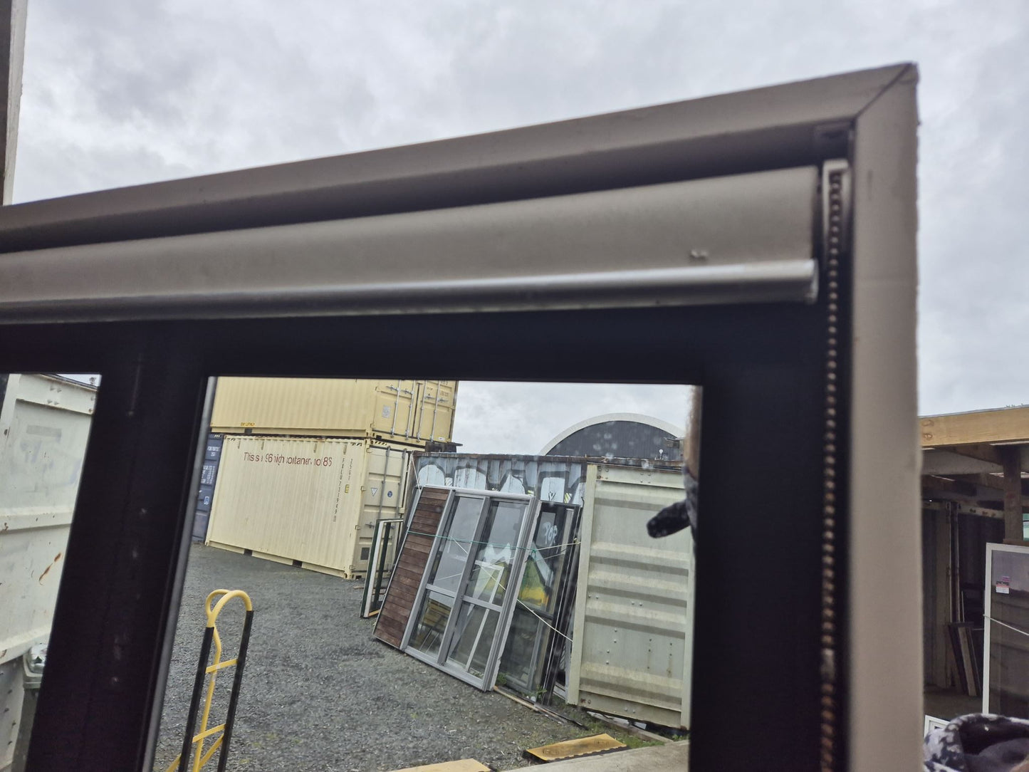 Ironsand Bifolding Door with Access Door 2140 H x 2000 W #2099