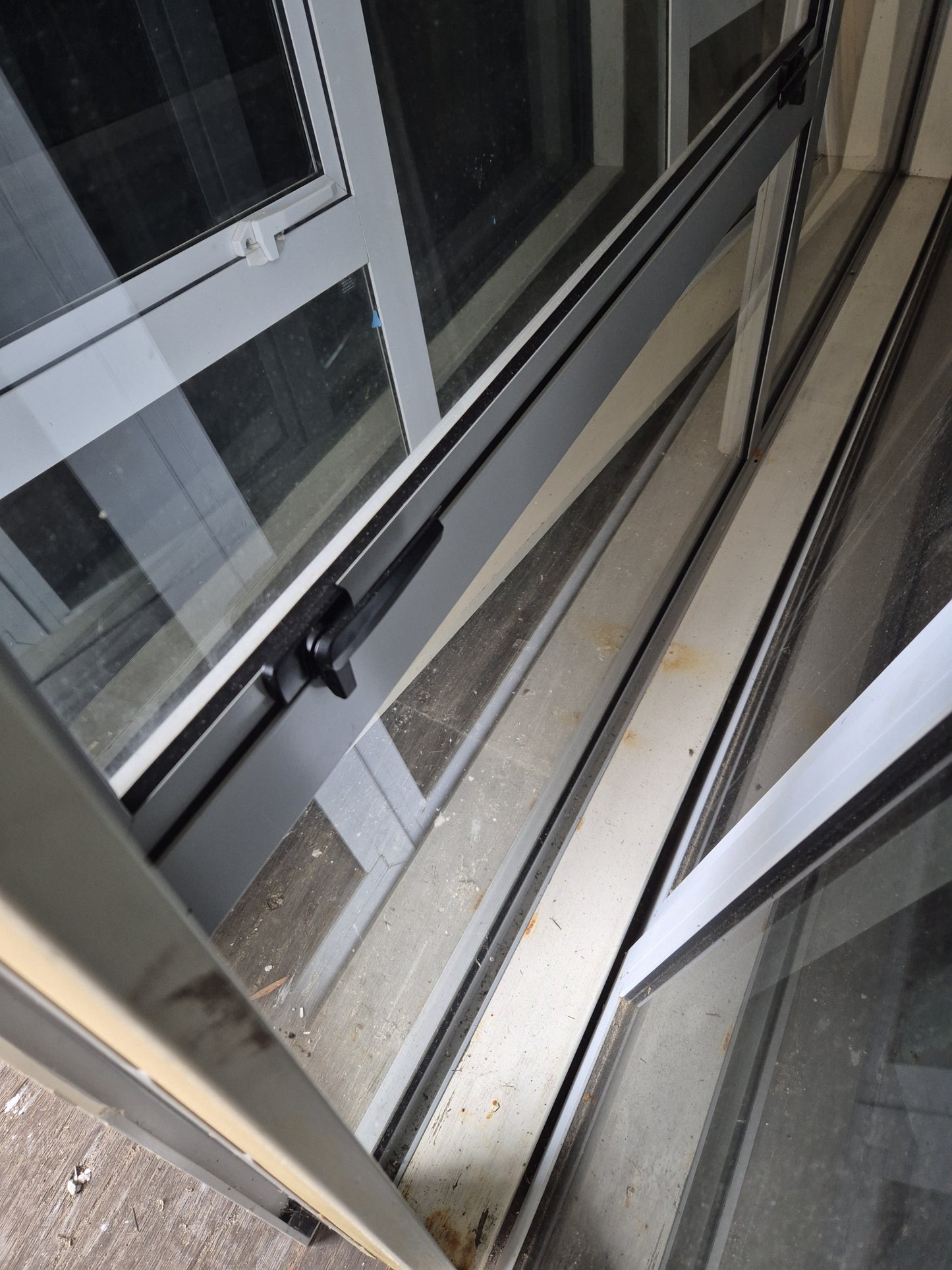 Modern Grey Aluminium Opening Window 1210 H x 2130 W #2093