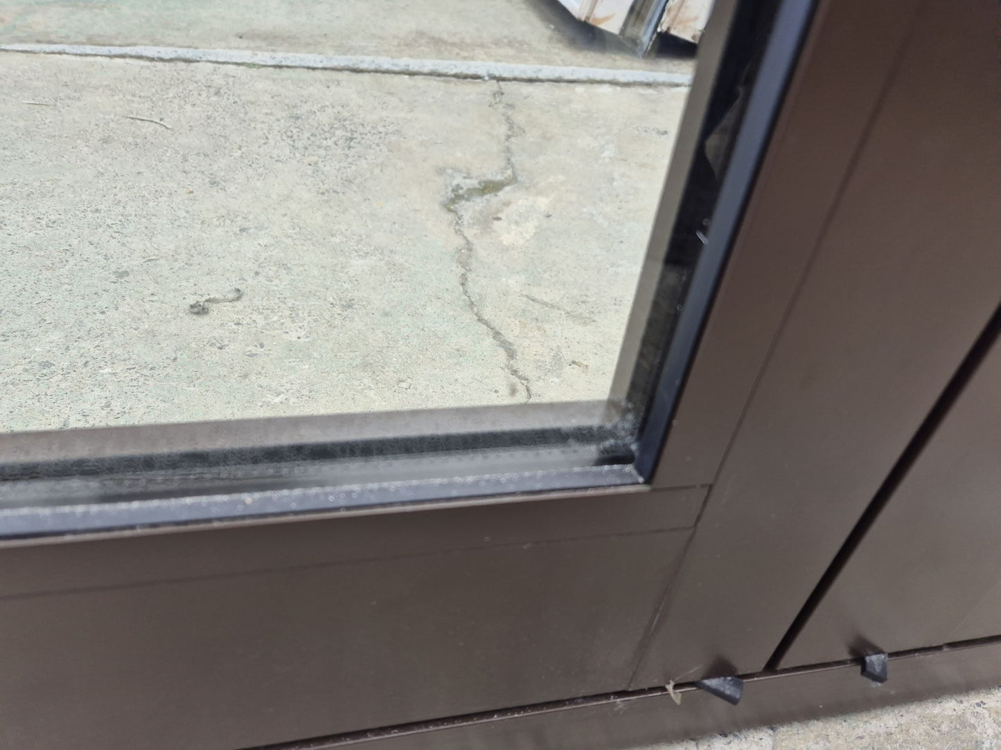 New Double Glazed Brown French Door 1980 H x 1500 W #2107