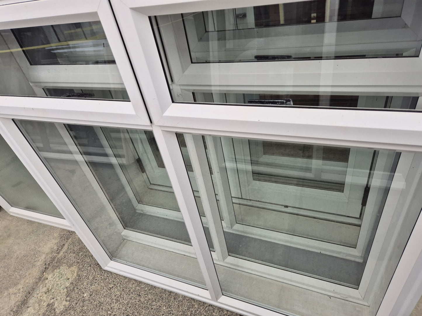 Windows with small top awning 1200x1200 #2109i See matching Doors & windows