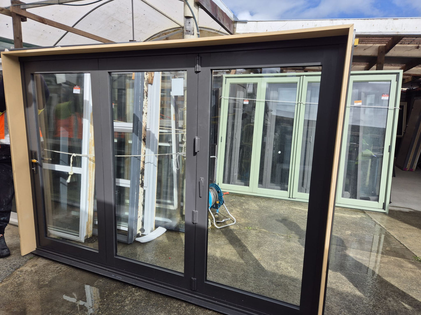 Brand New Double Glazed Bifolding Door, folds back flush to outside wall #2111