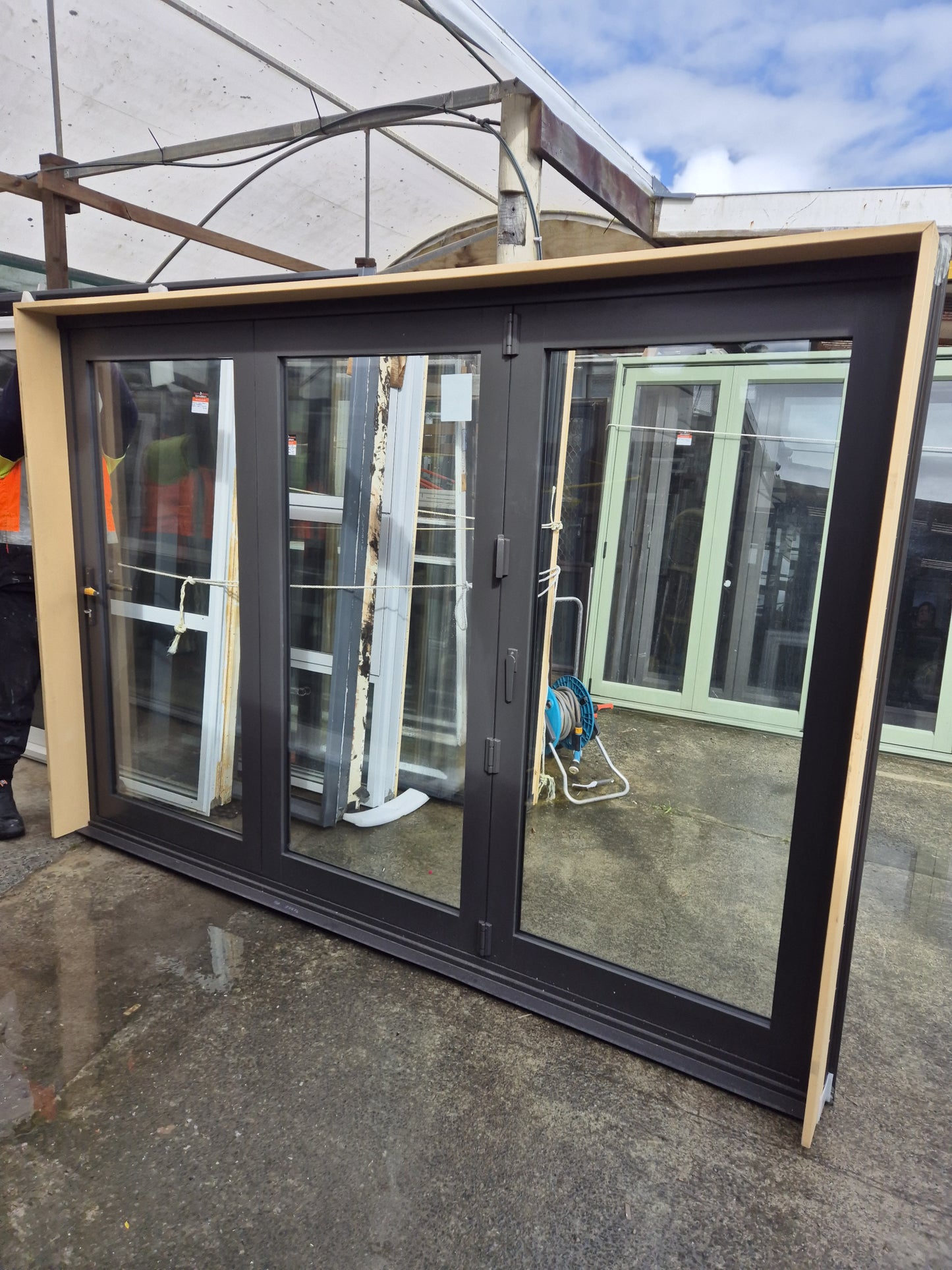 Brand New Double Glazed Bifolding Door, folds back flush to outside wall #2111