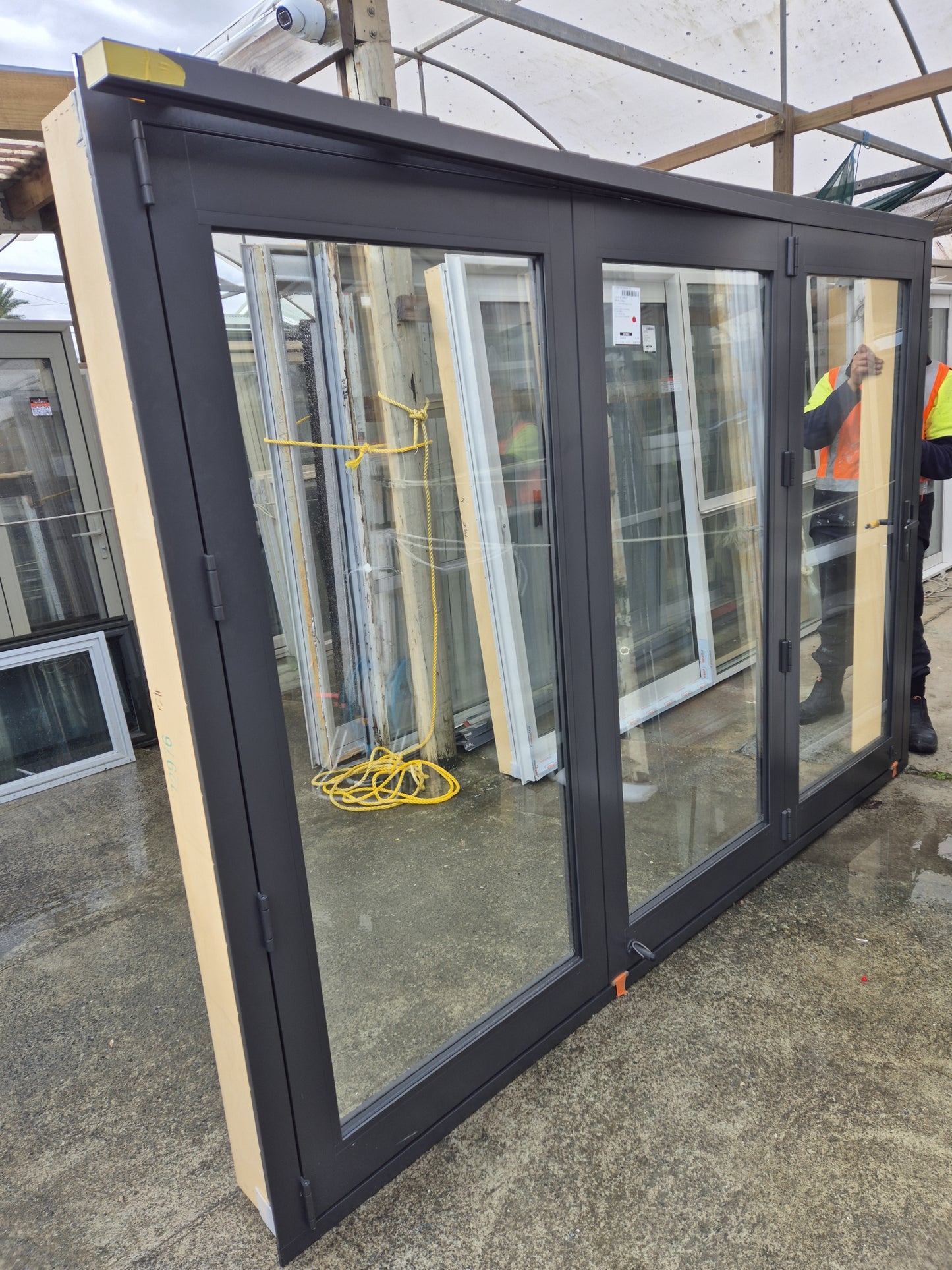 Brand New Double Glazed Bifolding Door, folds back flush to outside wall #2111