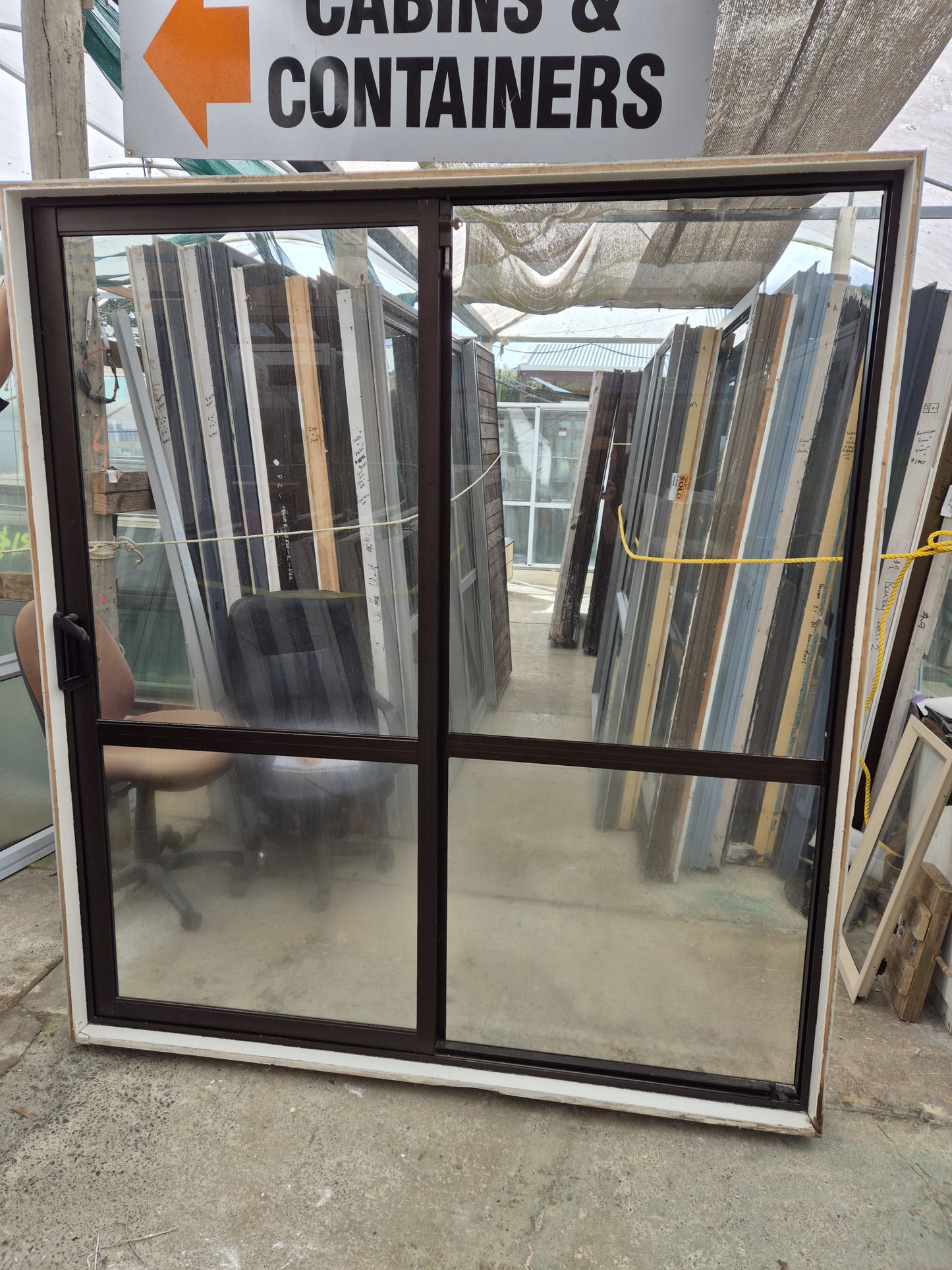 Bronze Ranchslider 2 m H x 1.8 m W #2117