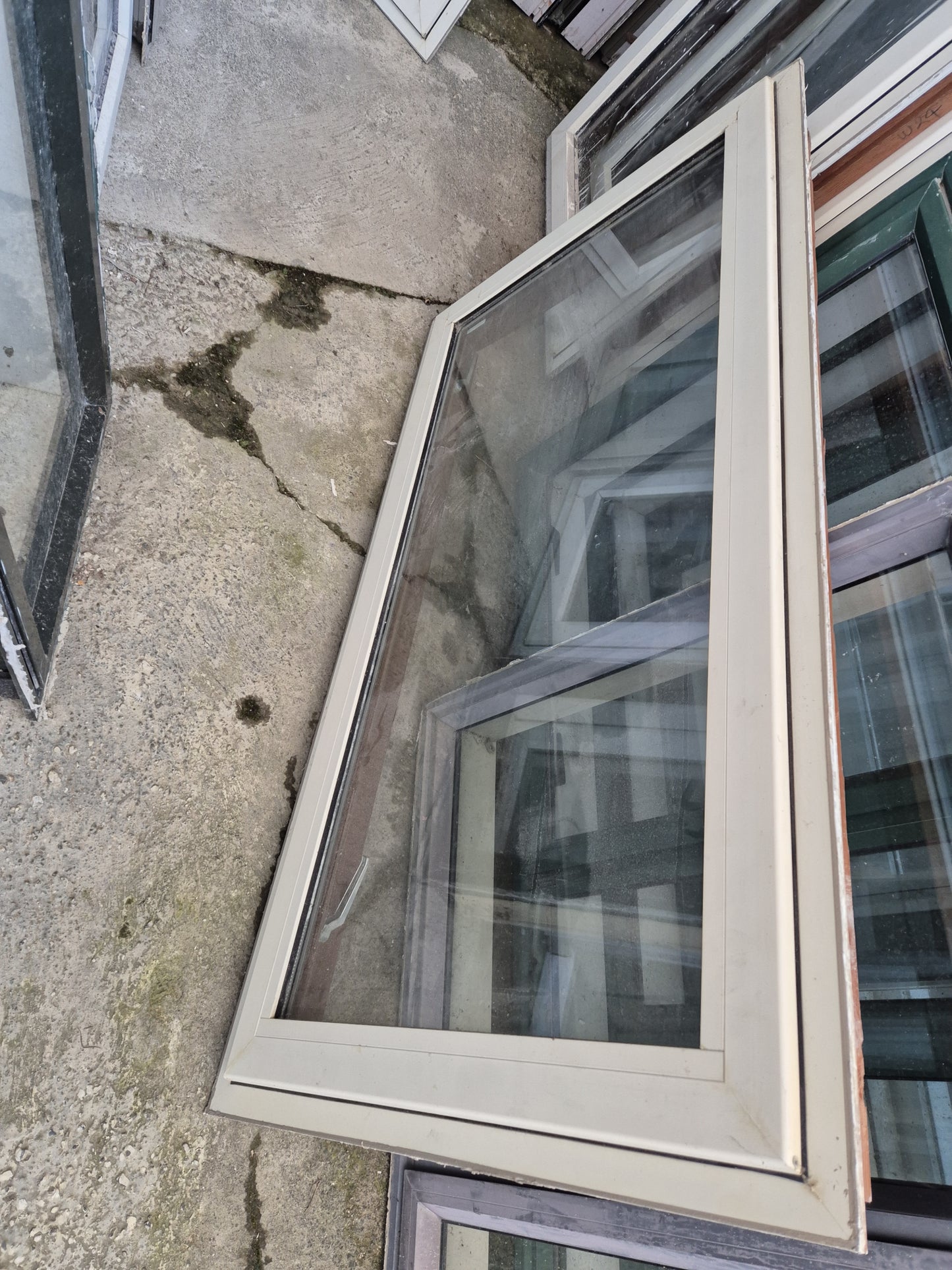 700 x 1350 Cedar & Aluminium window #2044i