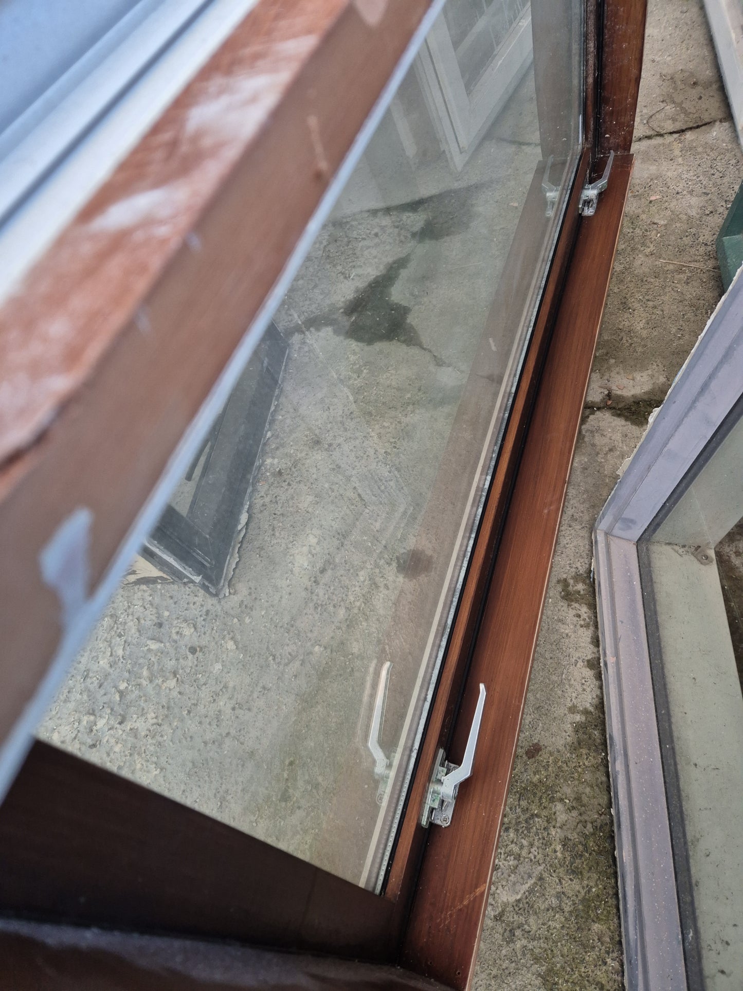 700 x 1350 Cedar & Aluminium window #2044i