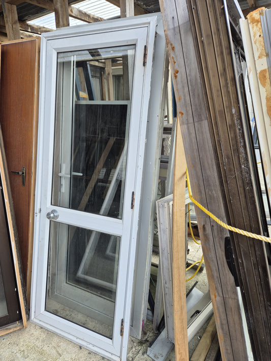 White aluminium Door 2 H x 800 W #2130