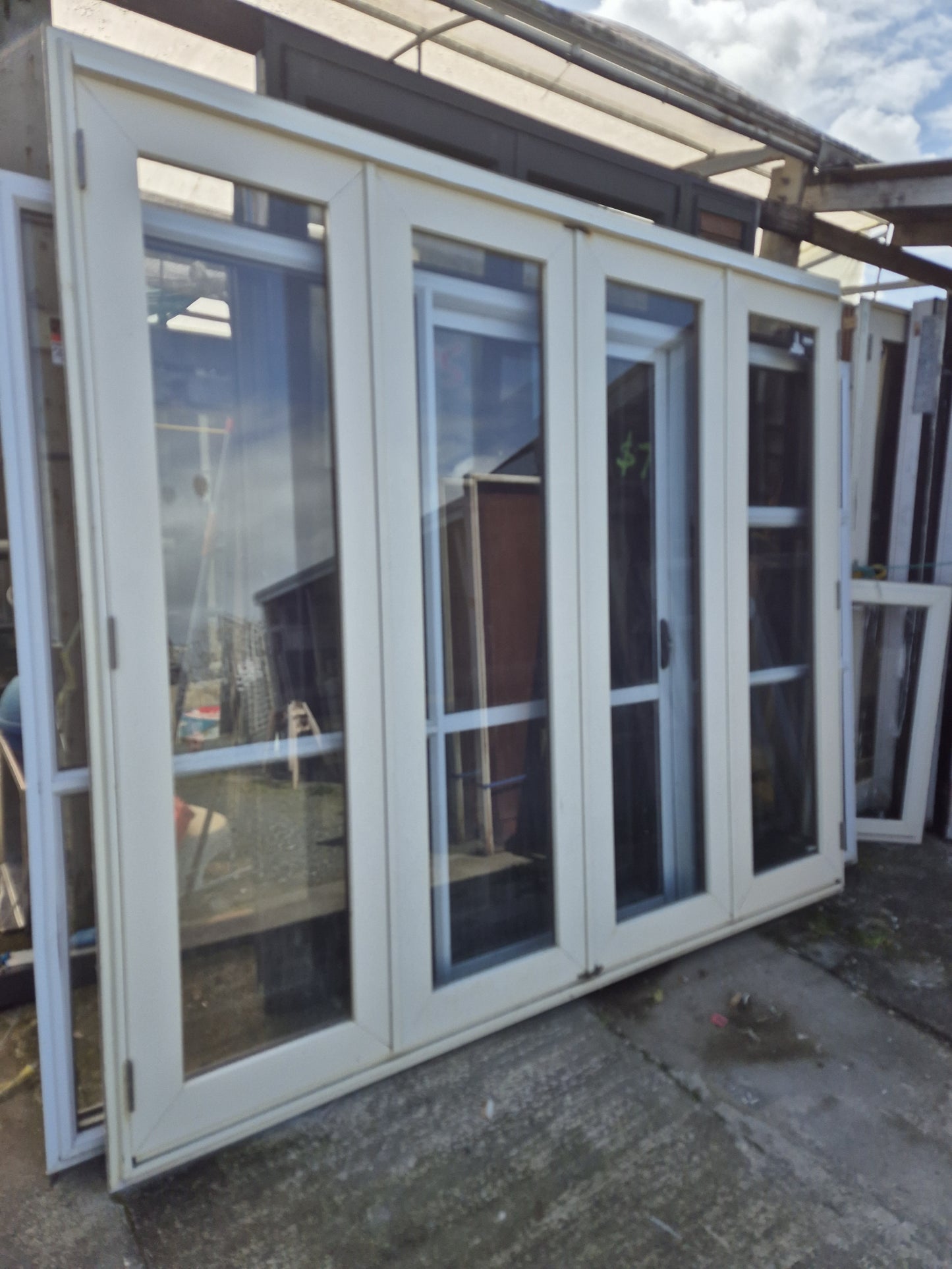 Cedar & Aluminium Bifold Doors 2240 H x 2640 W #2044j