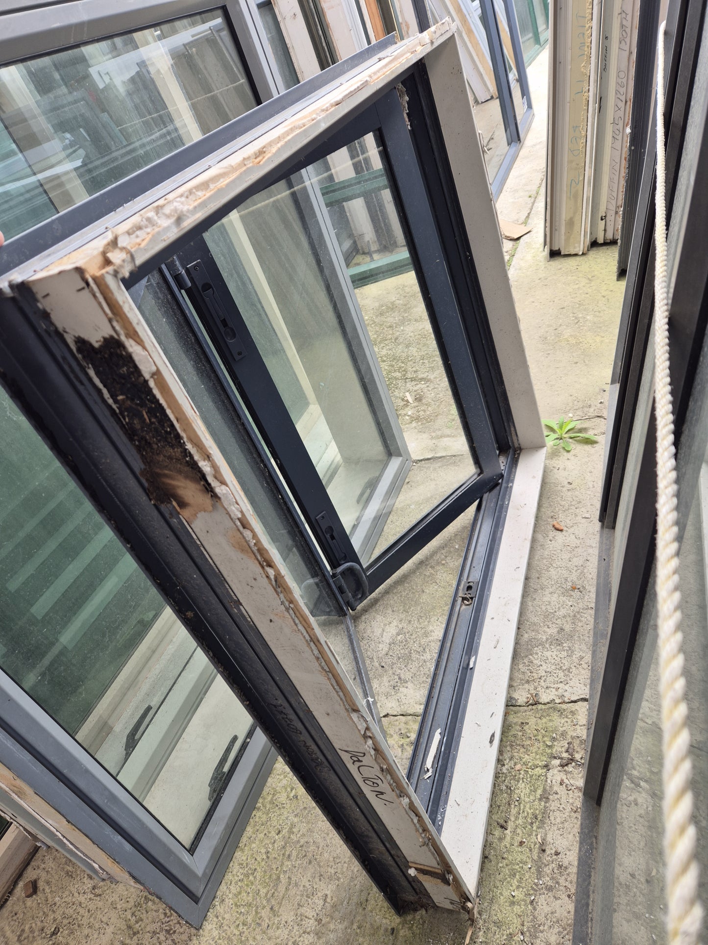 DOUBLE GLAZED, DENIM BLUE Bifold Window 1 H x 1130 W #2138