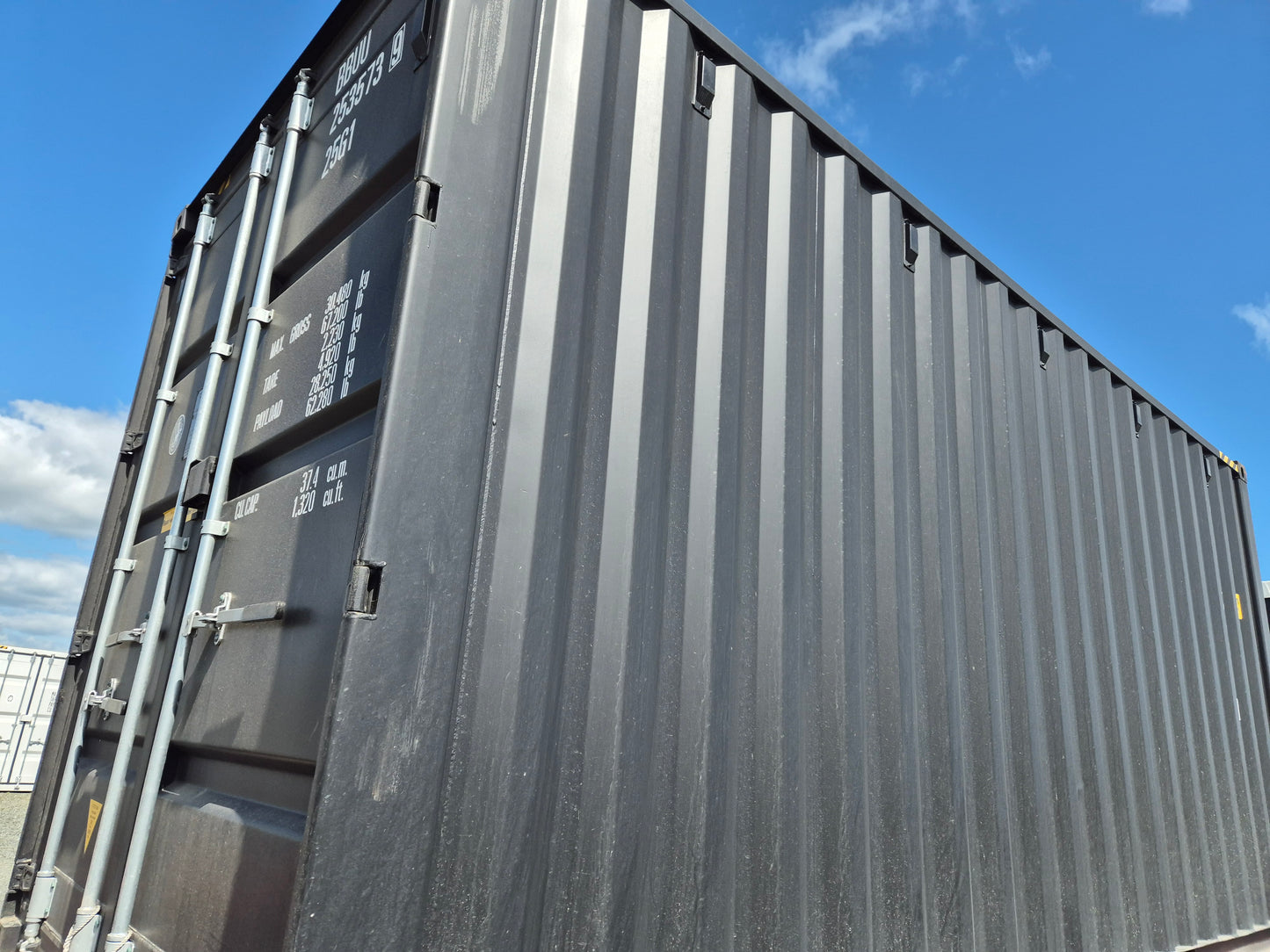 NEW/ ONE TRIP Black 20ft HIGH CUBE CONTAINER