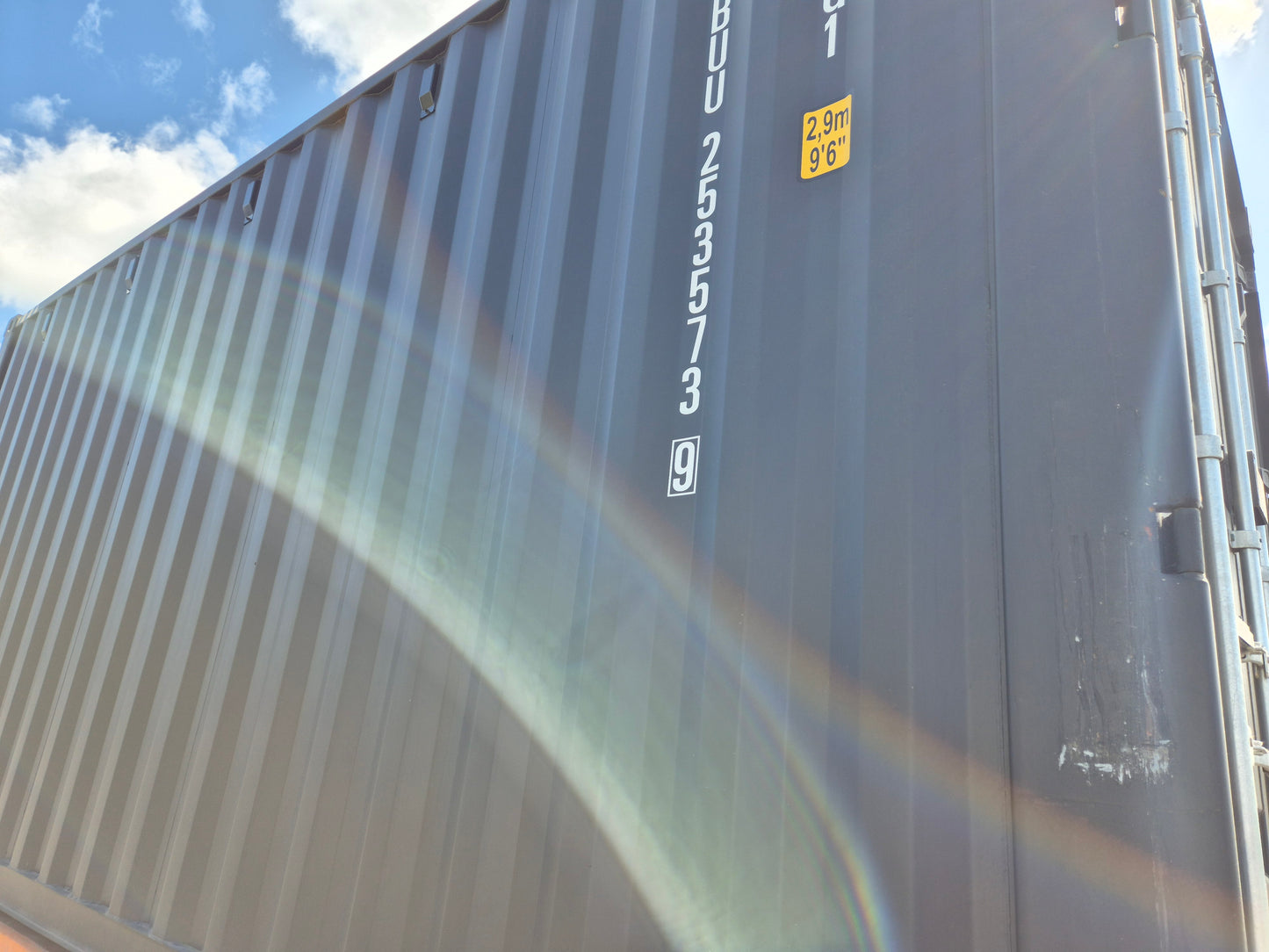 NEW/ ONE TRIP Black 20ft HIGH CUBE CONTAINER