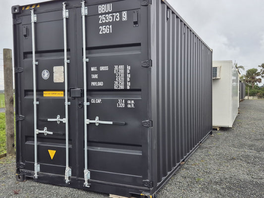 20ft **HIGH CUBE** Container **BLACK** NEW ** / One trip