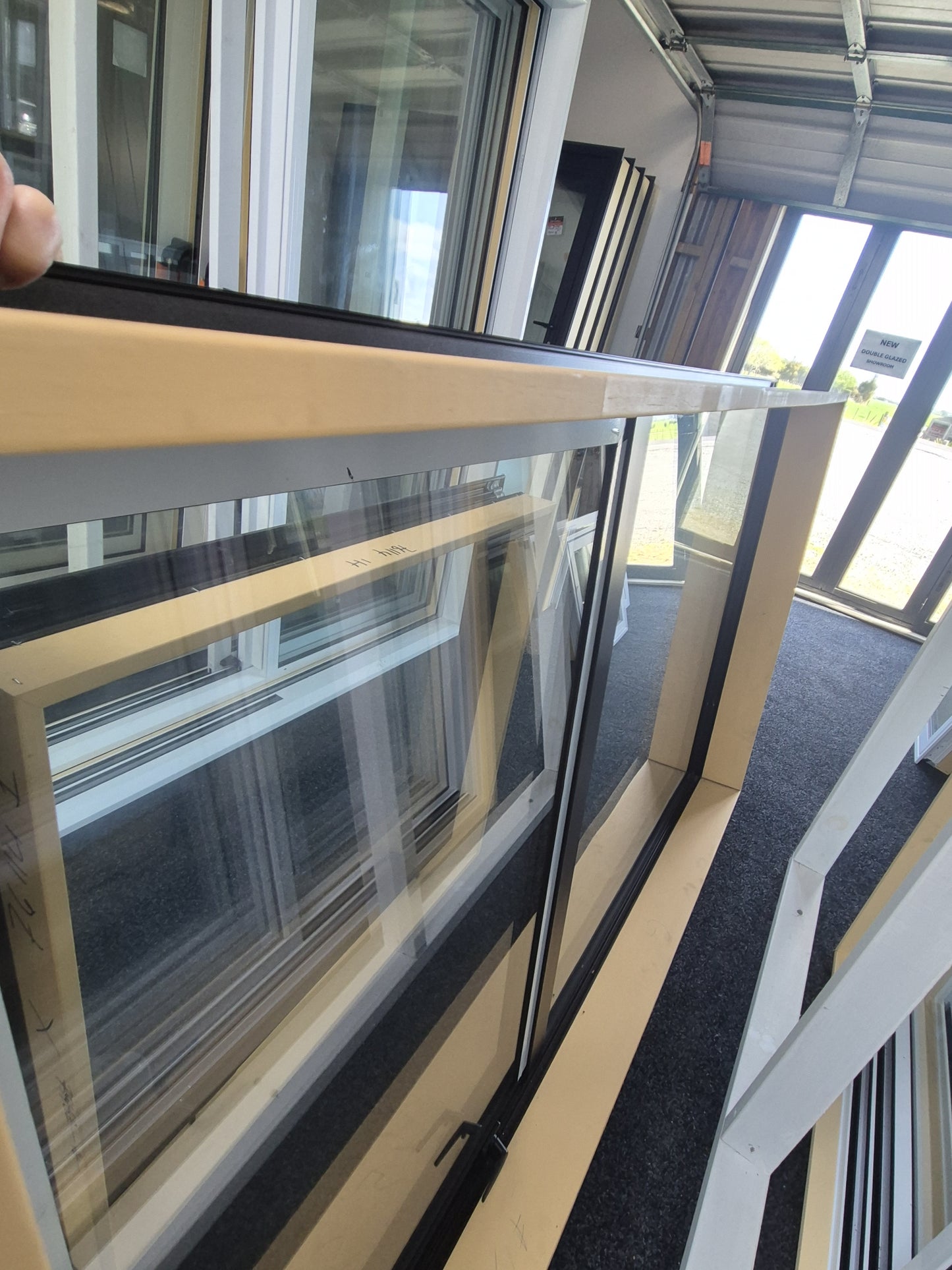 BRAND NEW DOUBLE GLAZED BLACK / EBONY WINDOW #2158