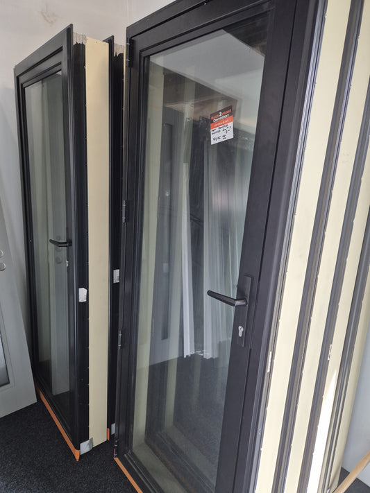 BRAND NEW DOUBLE GLAZED BLACK PA DOORS