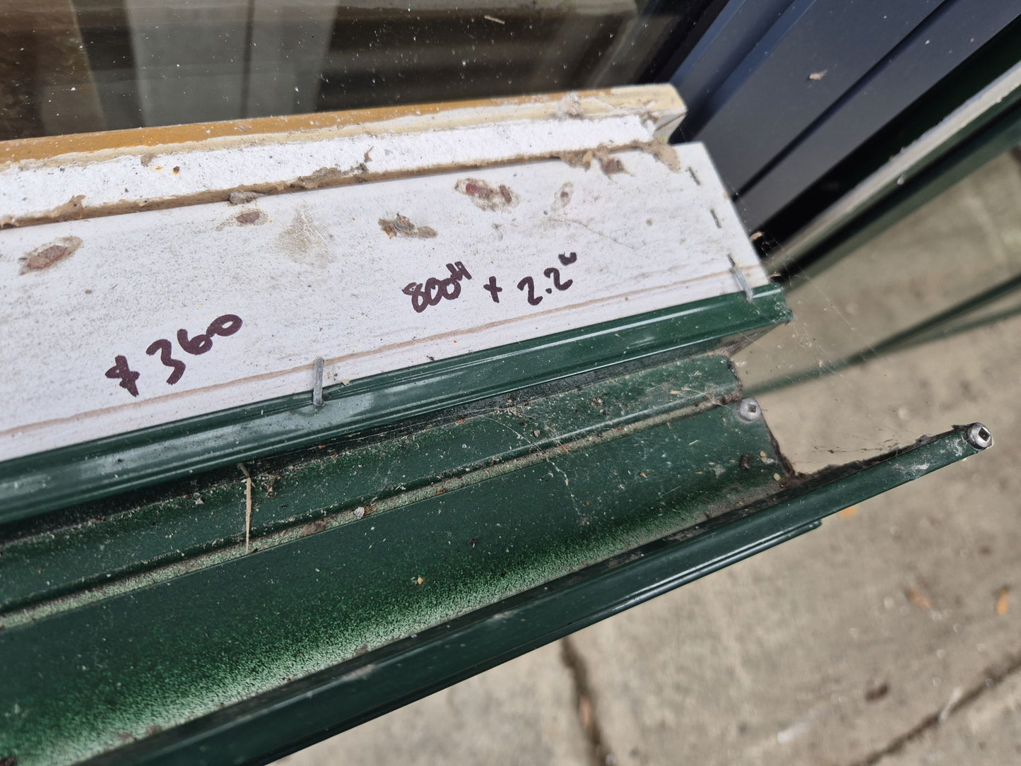 Permanent Green Window 800 H x 2200 W #2169c