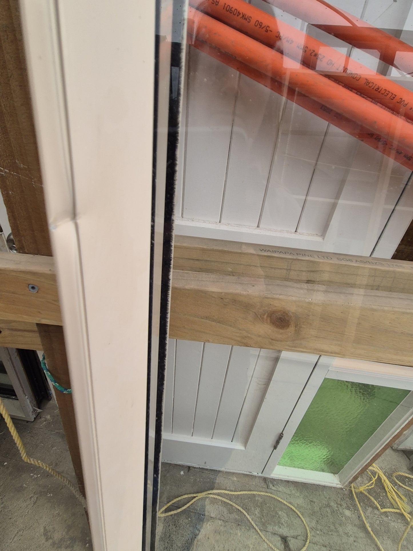 Beige Ranchslider 2 m H x 1.8 m W #2185