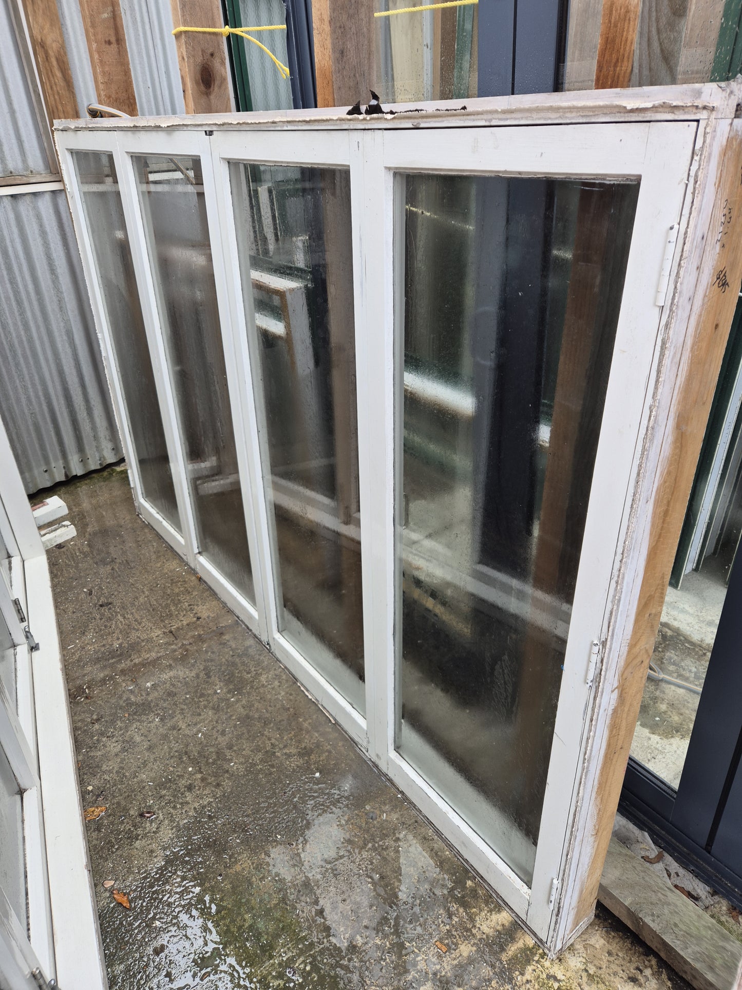 Wooden Bifolding window 1.4 H x 2.125 W #2175 (2 available)