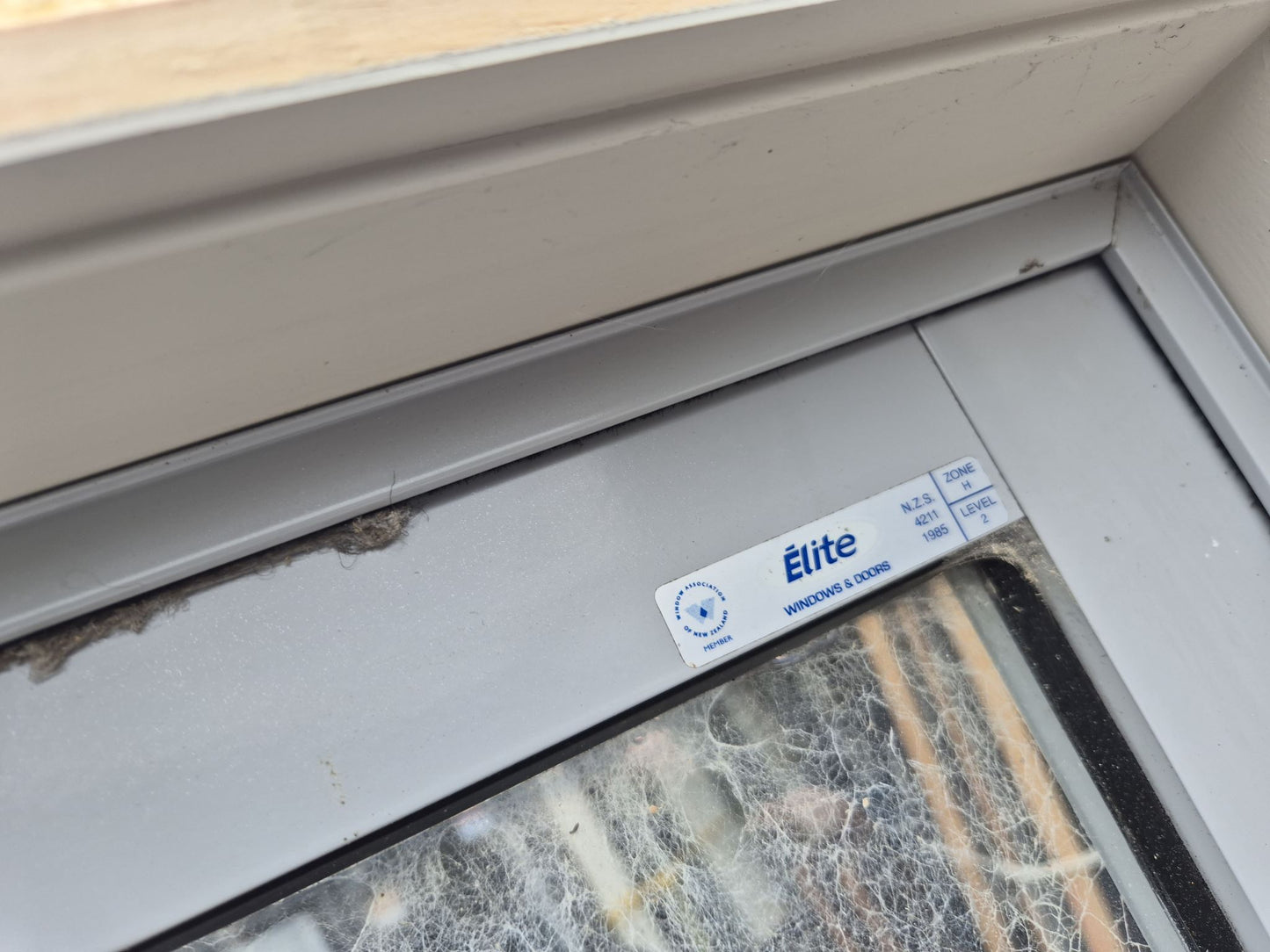 Grey Stacker Slider with Opening Window 2045 H x 2530 W #2186