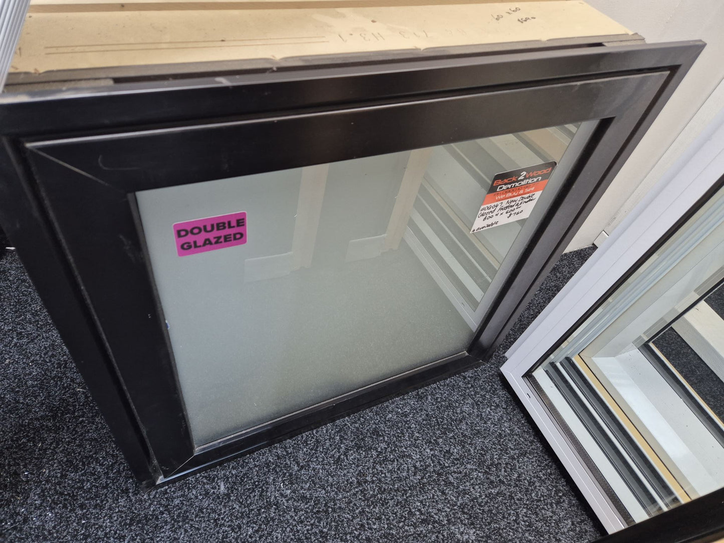 JOB LOT OF NEW BLACK JOINERY DOUBLE GLAZED