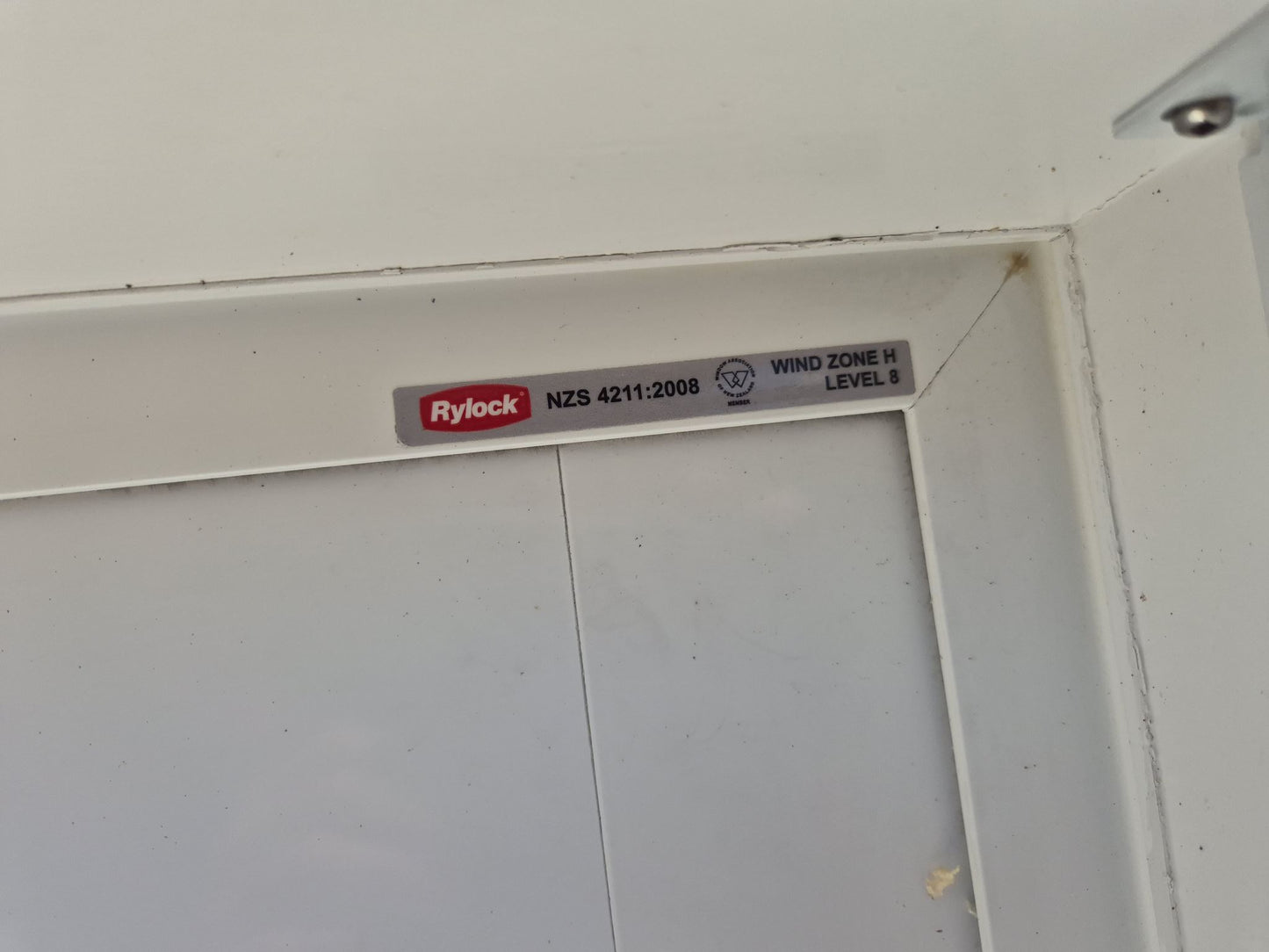 Near New Double Glazed White French doors 2020 H x 1580 W #2222