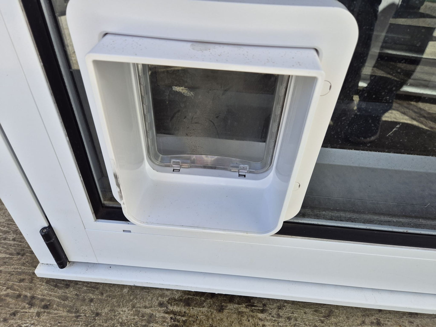 Double Glazed White French doors 2020 H x 1800 W #2223