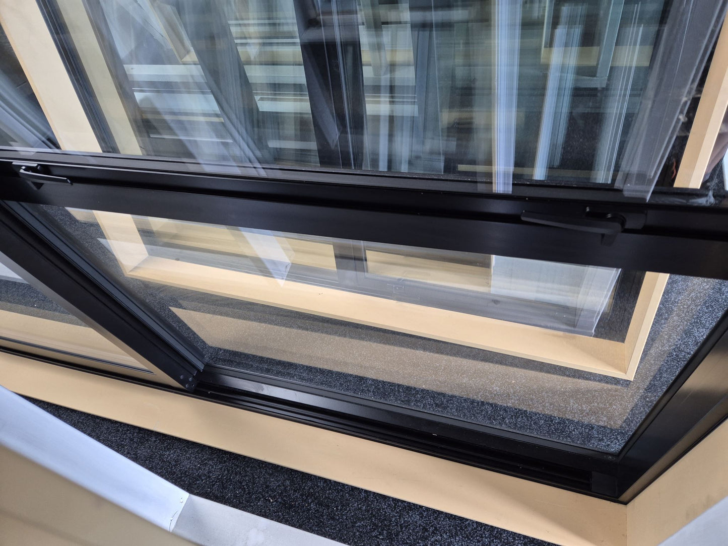 NEW Black Double Glazed Ranchslider 2 H x 2.4 W #2199 LAST ONE LEFT