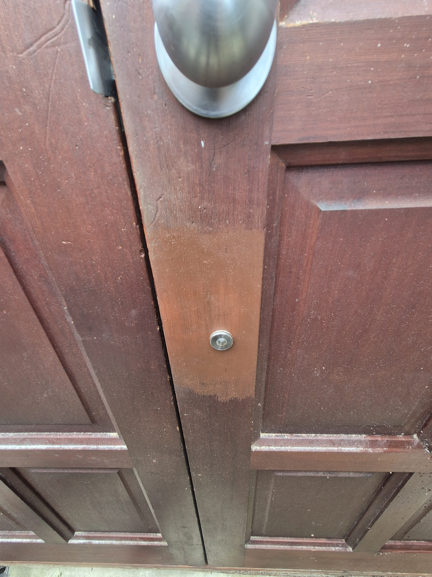 Solid Cedar Entrance Doors 2045 H x 1550 W #2279