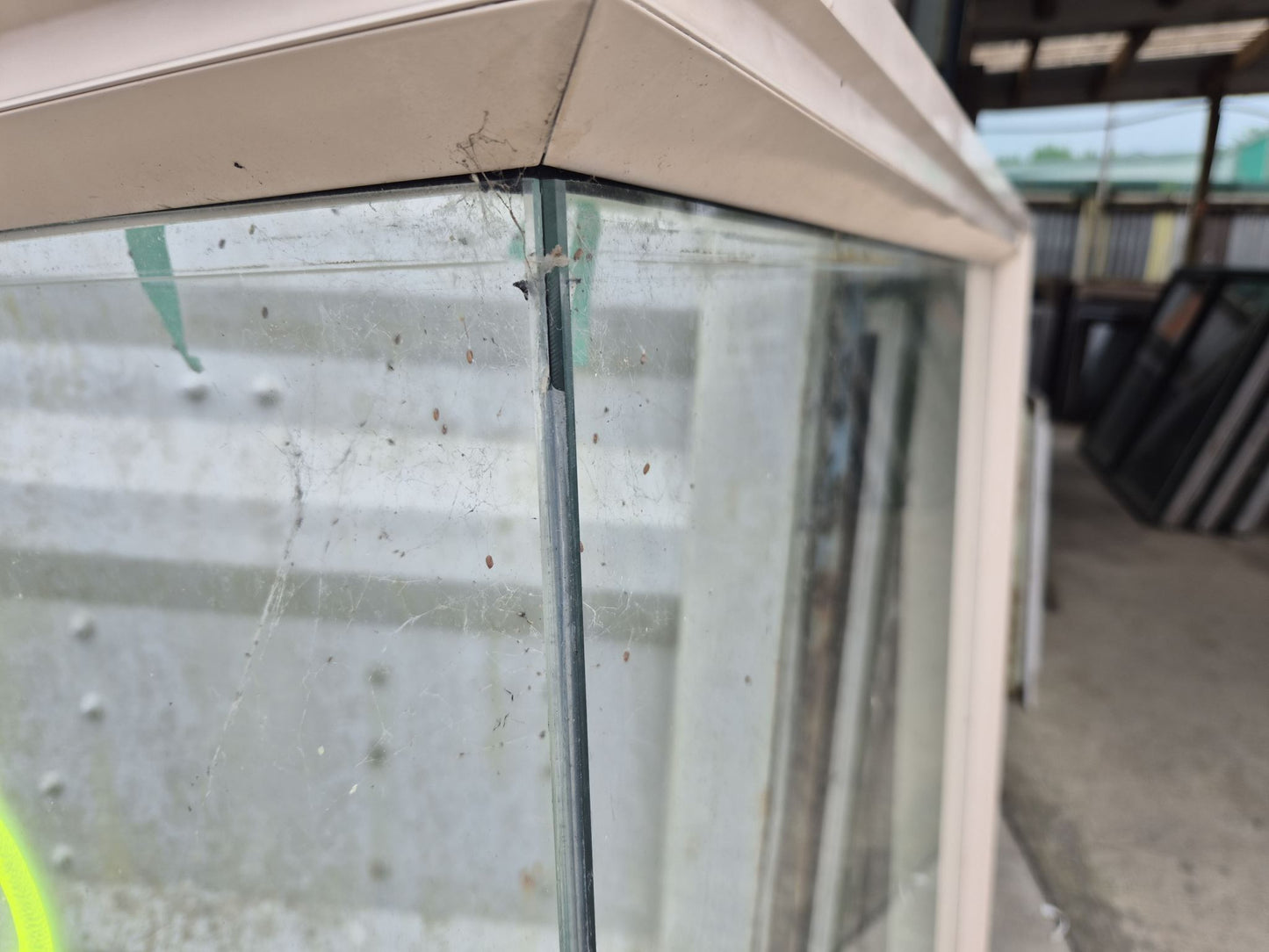 Corner Aluminium window with 2 opening windows 1500 x 950 x 1200 H #2280