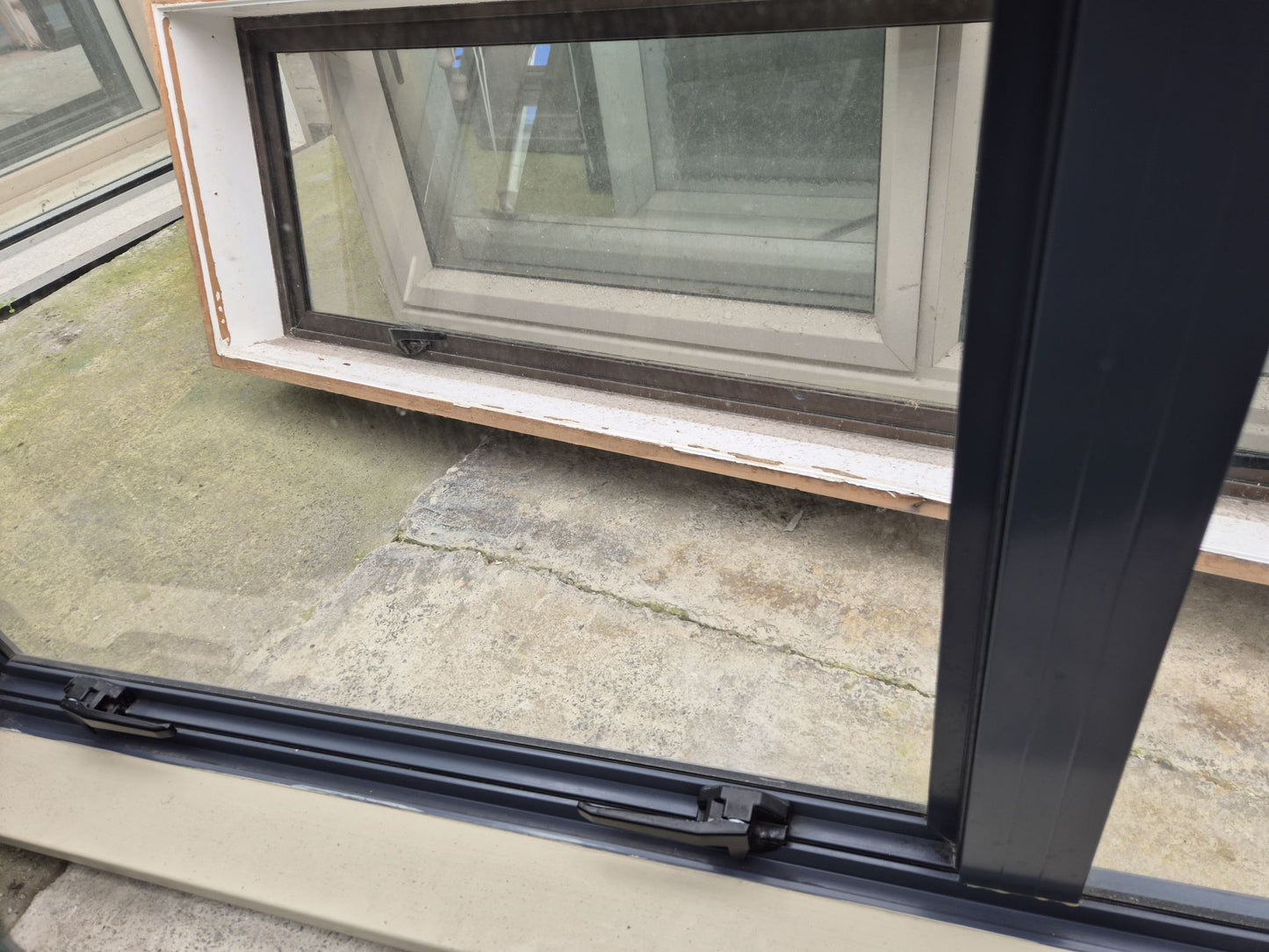 Denim Blue Aluminium Highlight window 600 H x 1800 W #2332