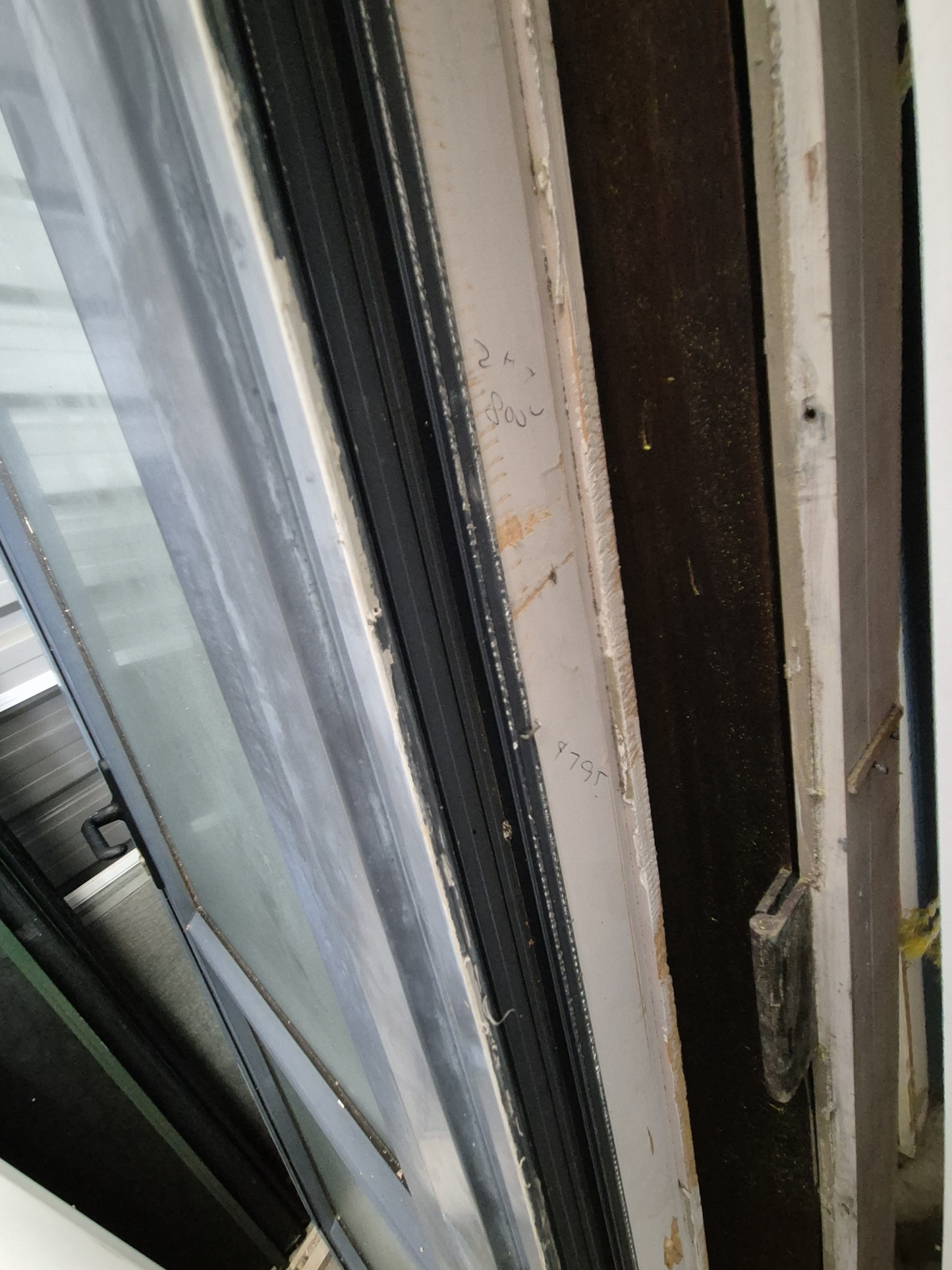 Exterior Aluminium Door 2m H x 800 W, opens inwards #2351