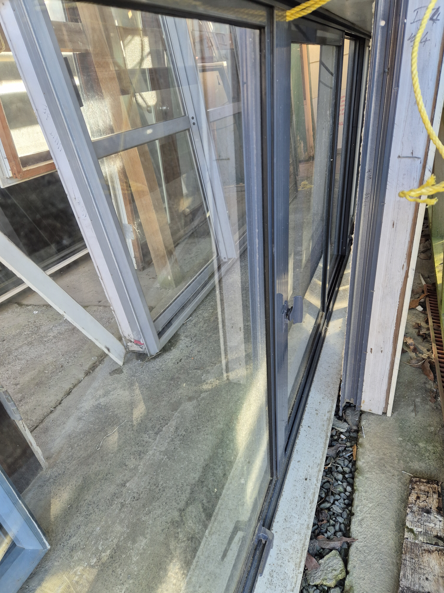 Aluminium window, Sliding & awning opening 1 H x 2.7W #2375