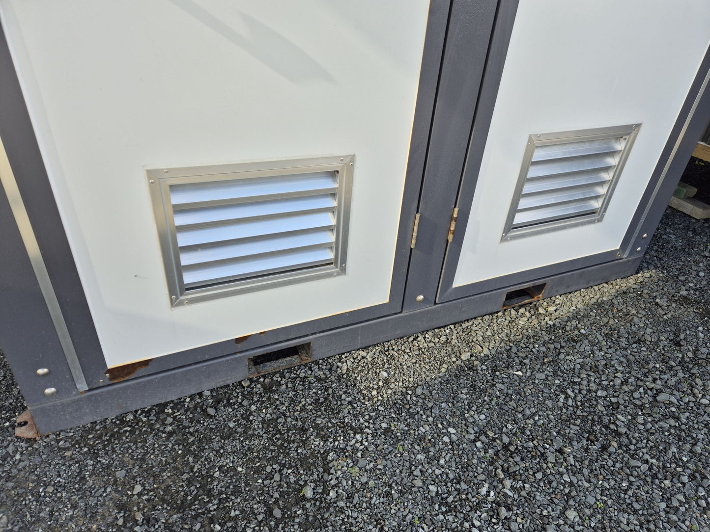 SHOWER BLOCKS - Side by side, wired & plumbed