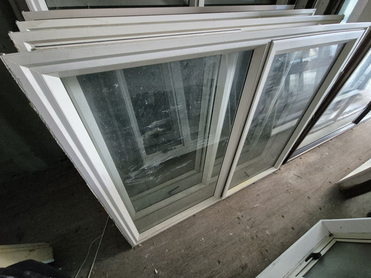 Cream Aluminium window 1m H x 1.2 W #2413