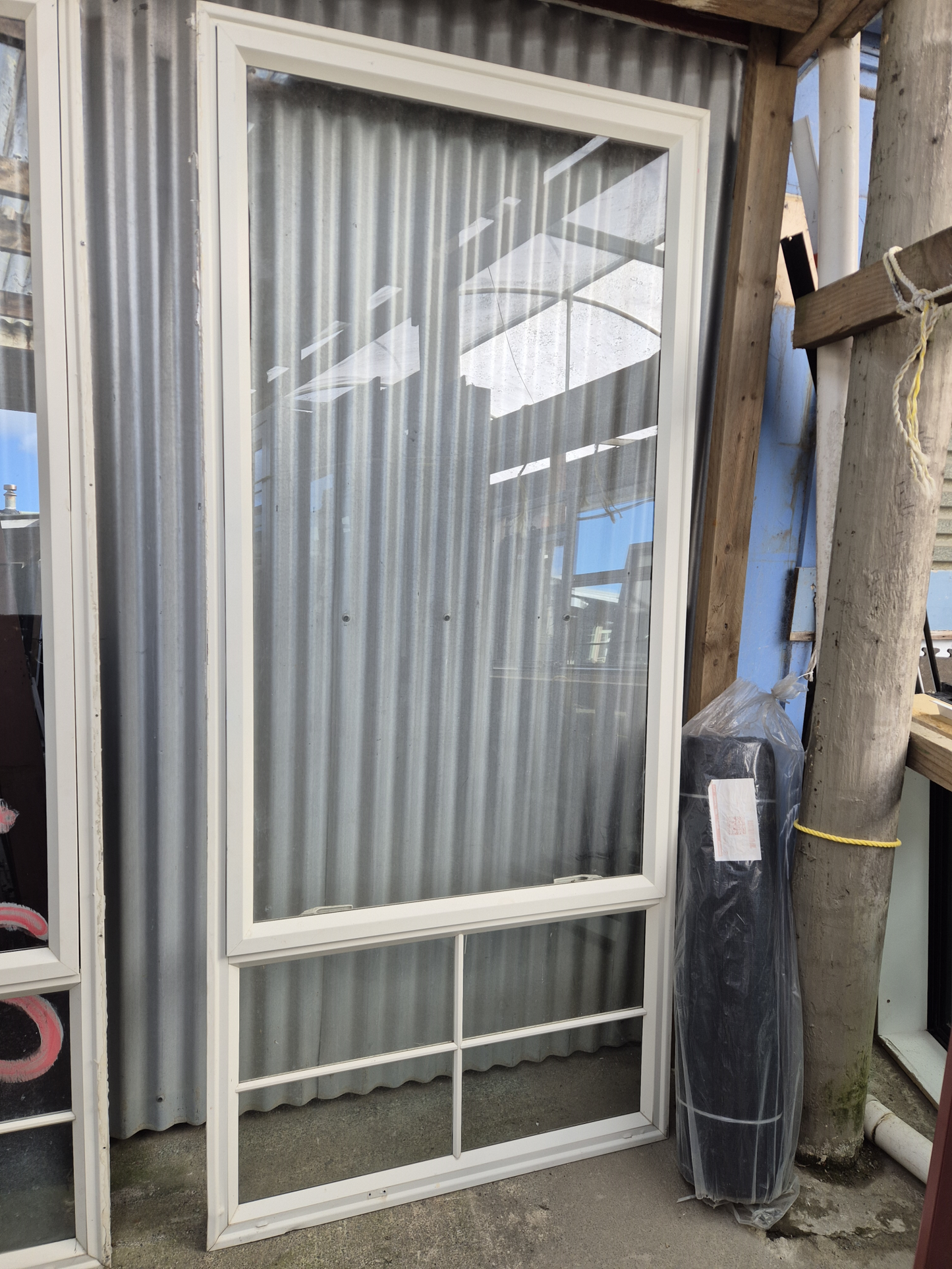 Cream Aluminium opening Window #2443