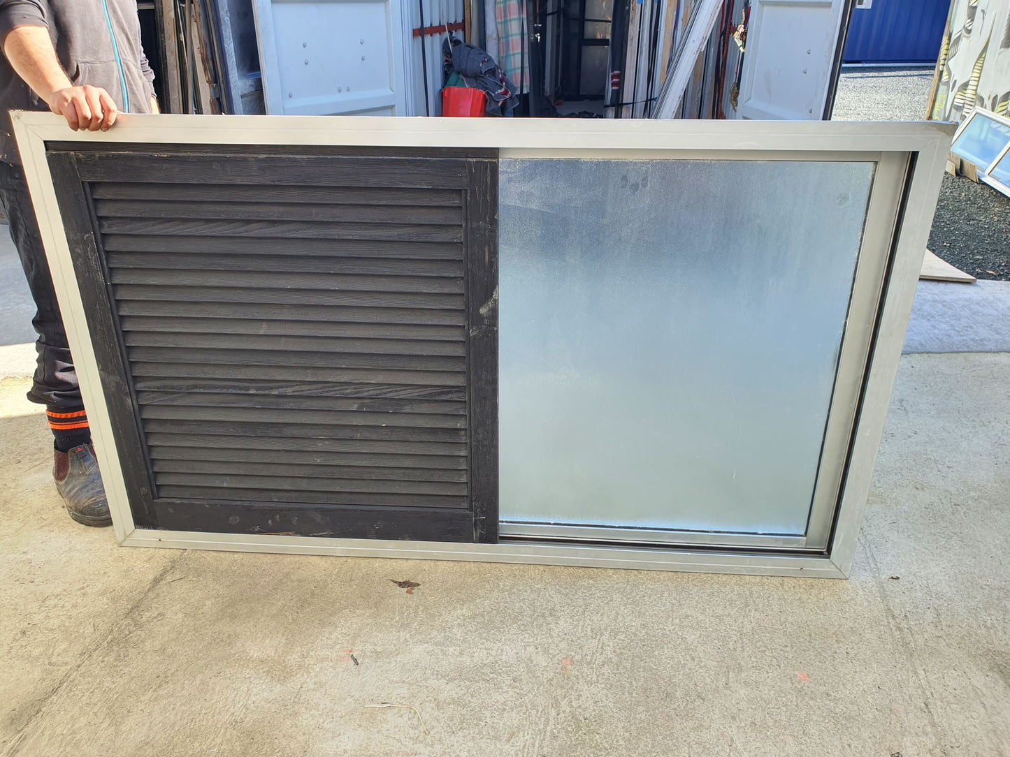 Silver Sliding Window 1160 H x 1860 W #W5C