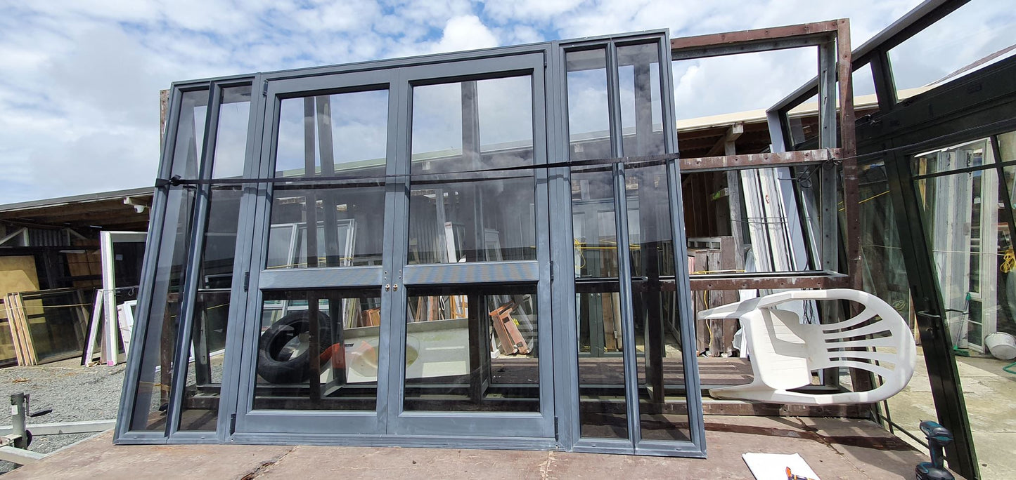 Grey Friars French Door with Fixed Sidelights 2000 H x 2840 W #FDQ6