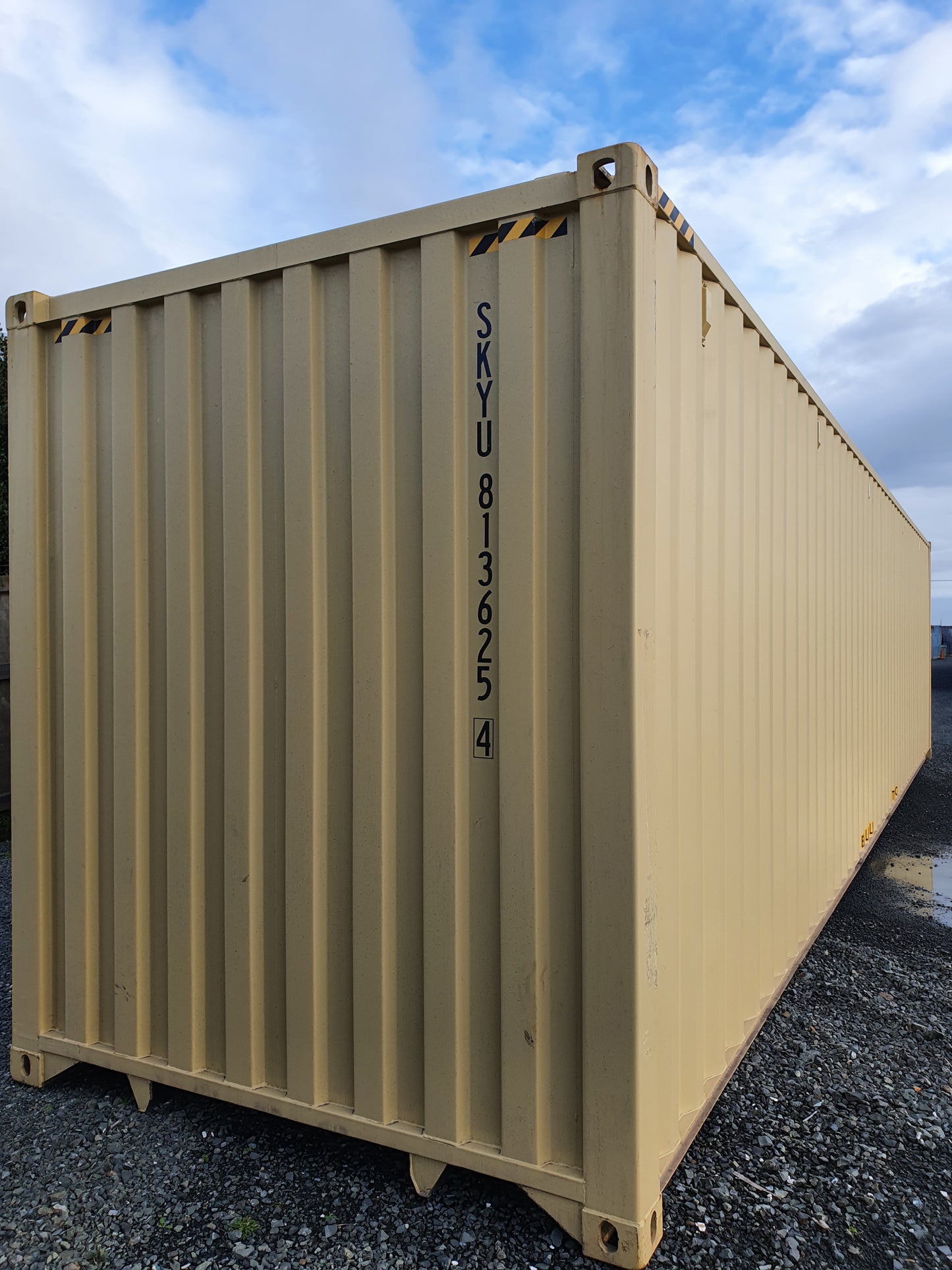 NEW One Trip High Cube 40ft Beige Shipping Container