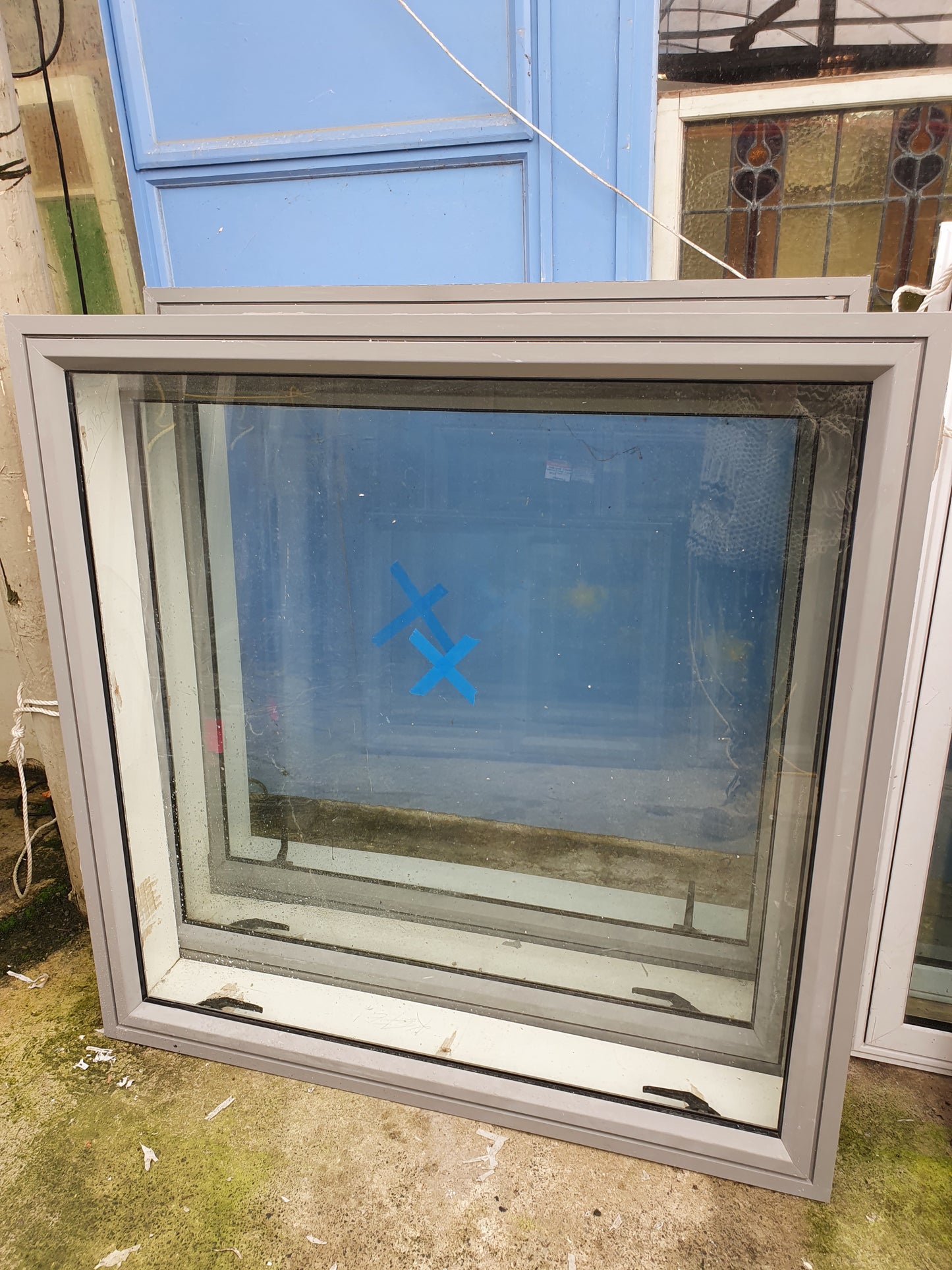 Sandstone Grey Window 1190 H x 1190 W (5 available) #W112