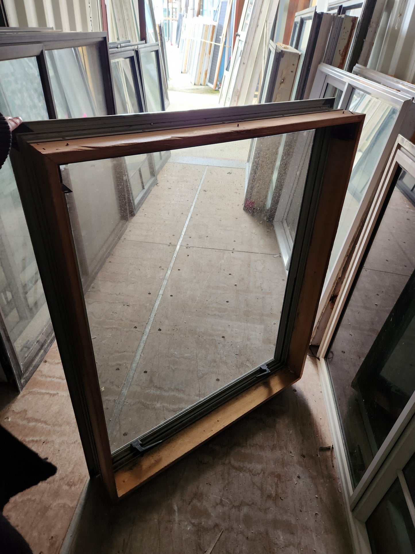 Mist Green Single Opening Window 1.1 m H x 900 mm W #W025