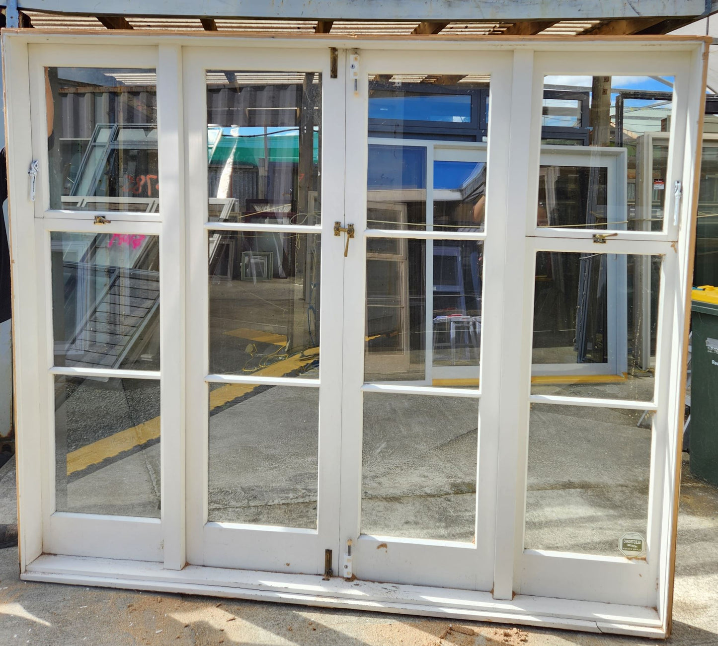 Wooden French Door with Opening Windows 2020 H x 2410 W #FDT1