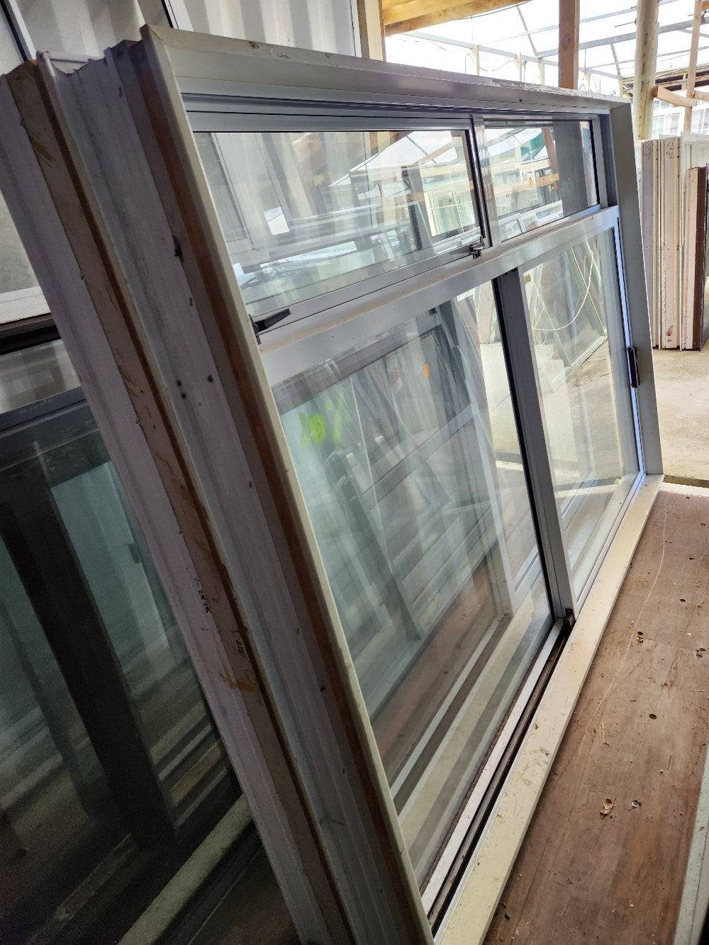 White Sliding Window with Top Awning Opening Window 1540 H x 2300 W #WD31