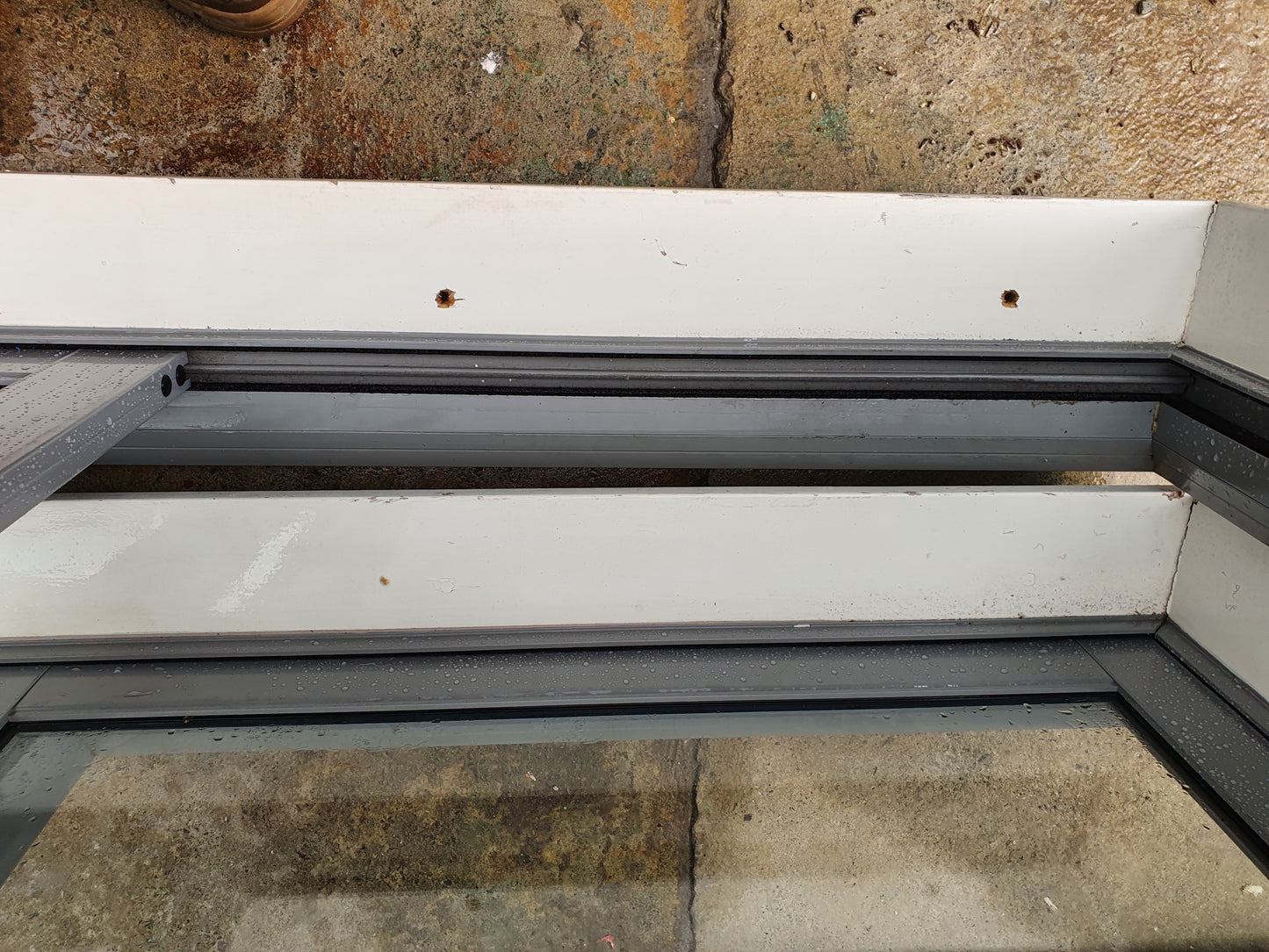 Sandstone Grey Ranchslider 1960 H x 1600 W #RS150 R - L