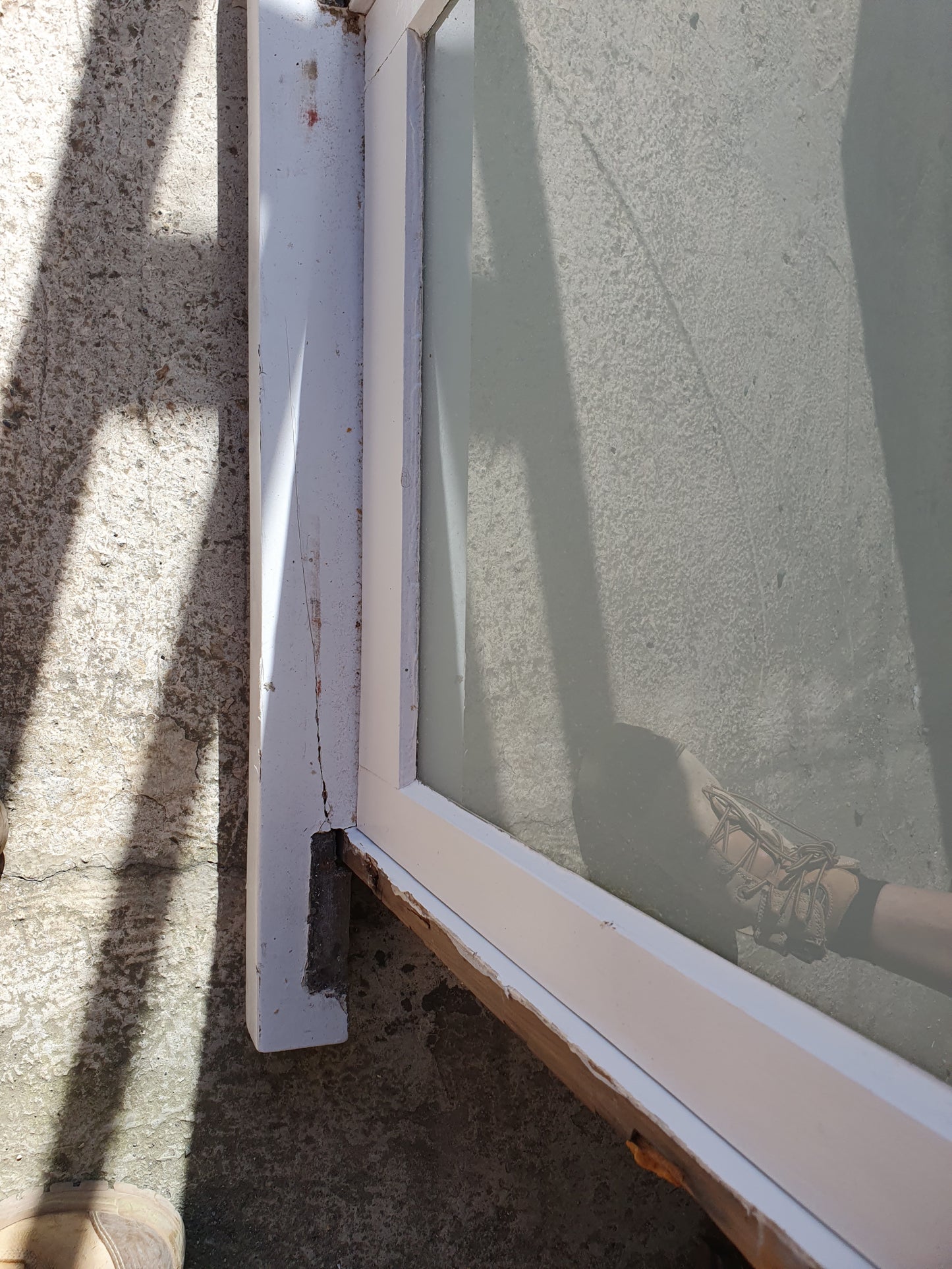 Wooden Frosted Window 1140 H x 620 W #W077
