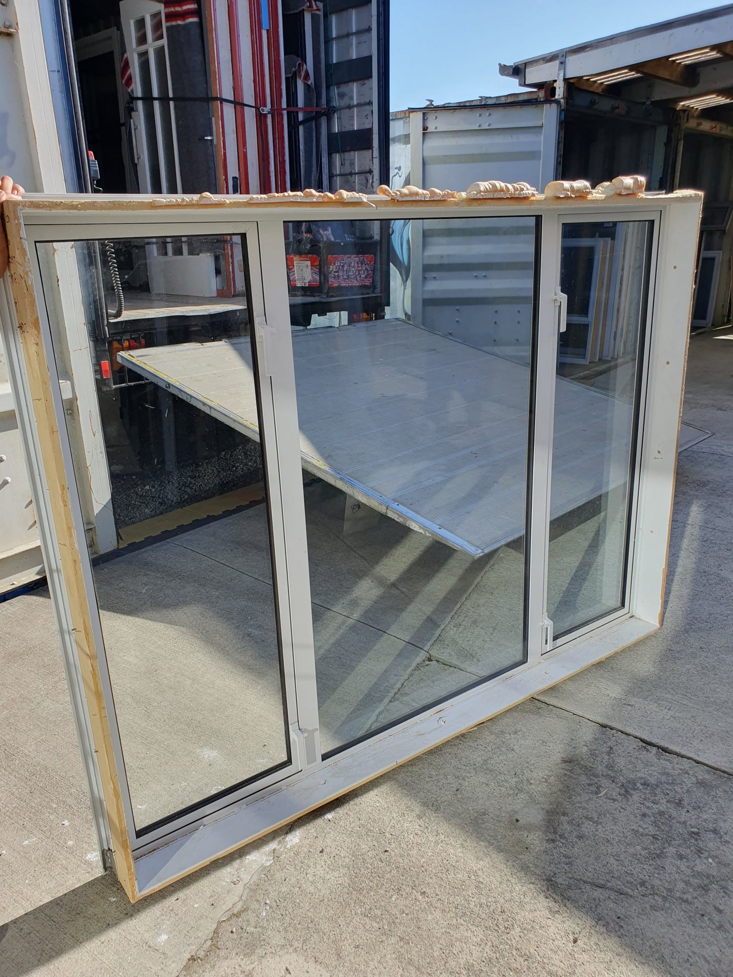 Double Glazed Warm White Double Casement Window 1480 H x 1990 W #W072