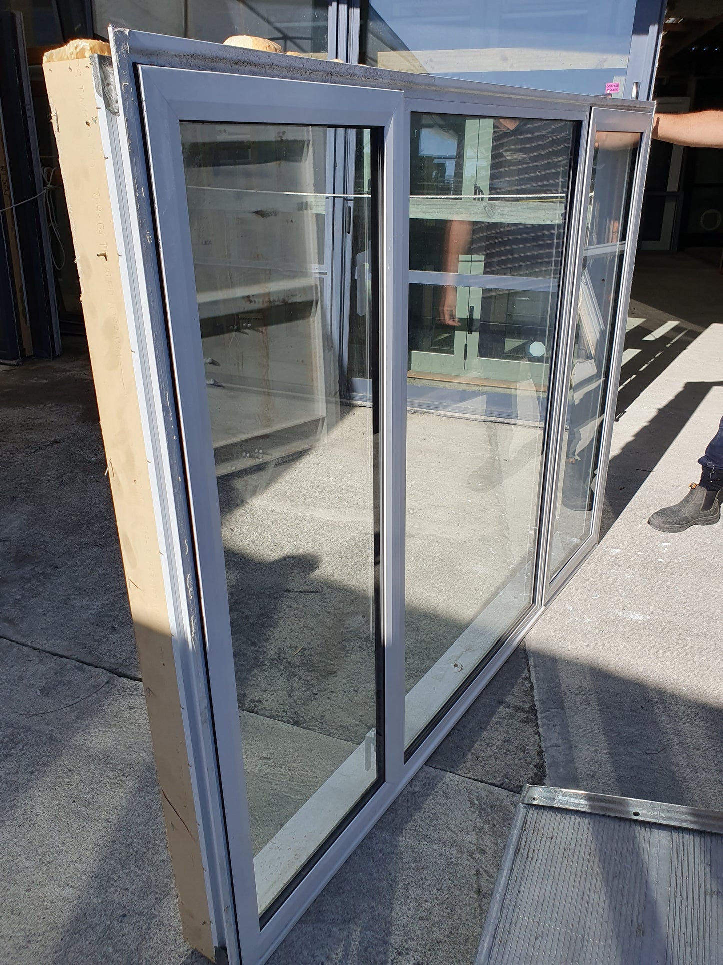 Double Glazed Warm White Double Casement Window 1480 H x 1990 W #W072