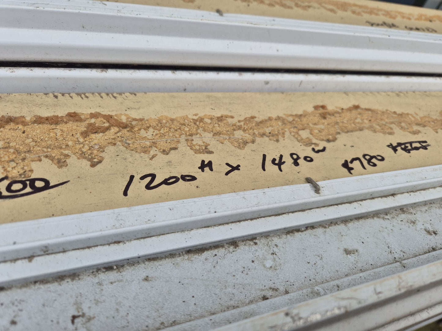 White Double Glazed window 1200 H x 1480 W #2053