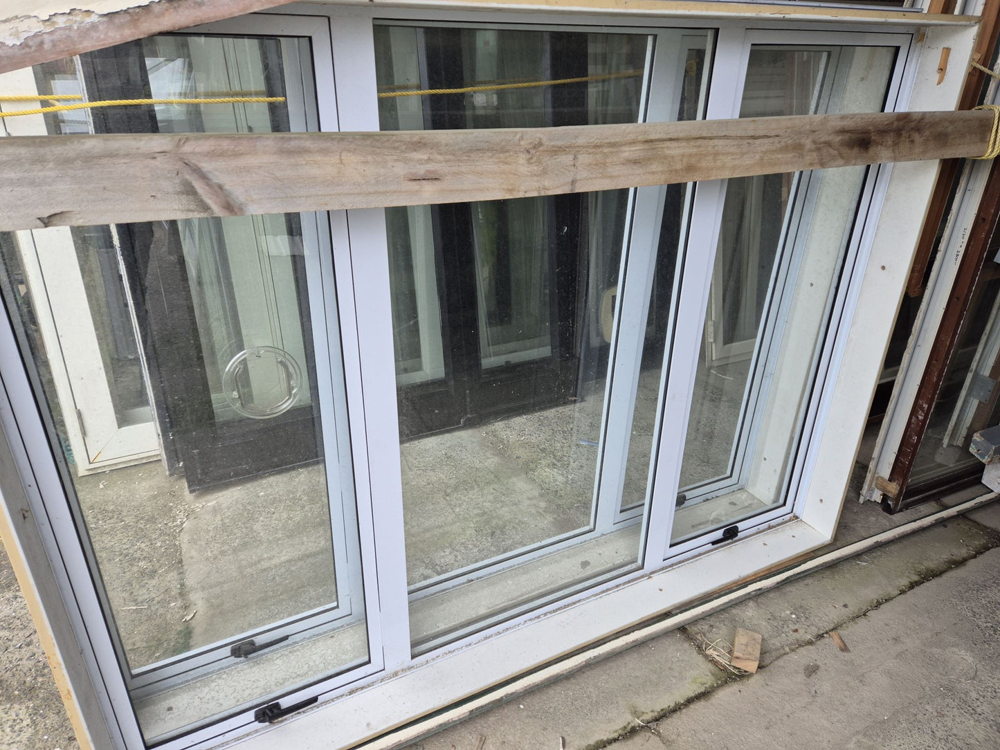 White Aluminium Window 1450 H x 1980 W #2156