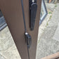 Double Glazed Brown Bifold Door with Outside Access Door 1980 H x 1800 W #2190