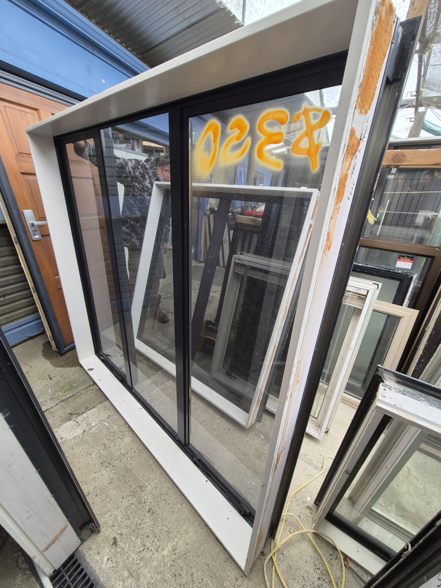 Modern Grey Friars Double Opening Window 1680 H x 1800 W #2103